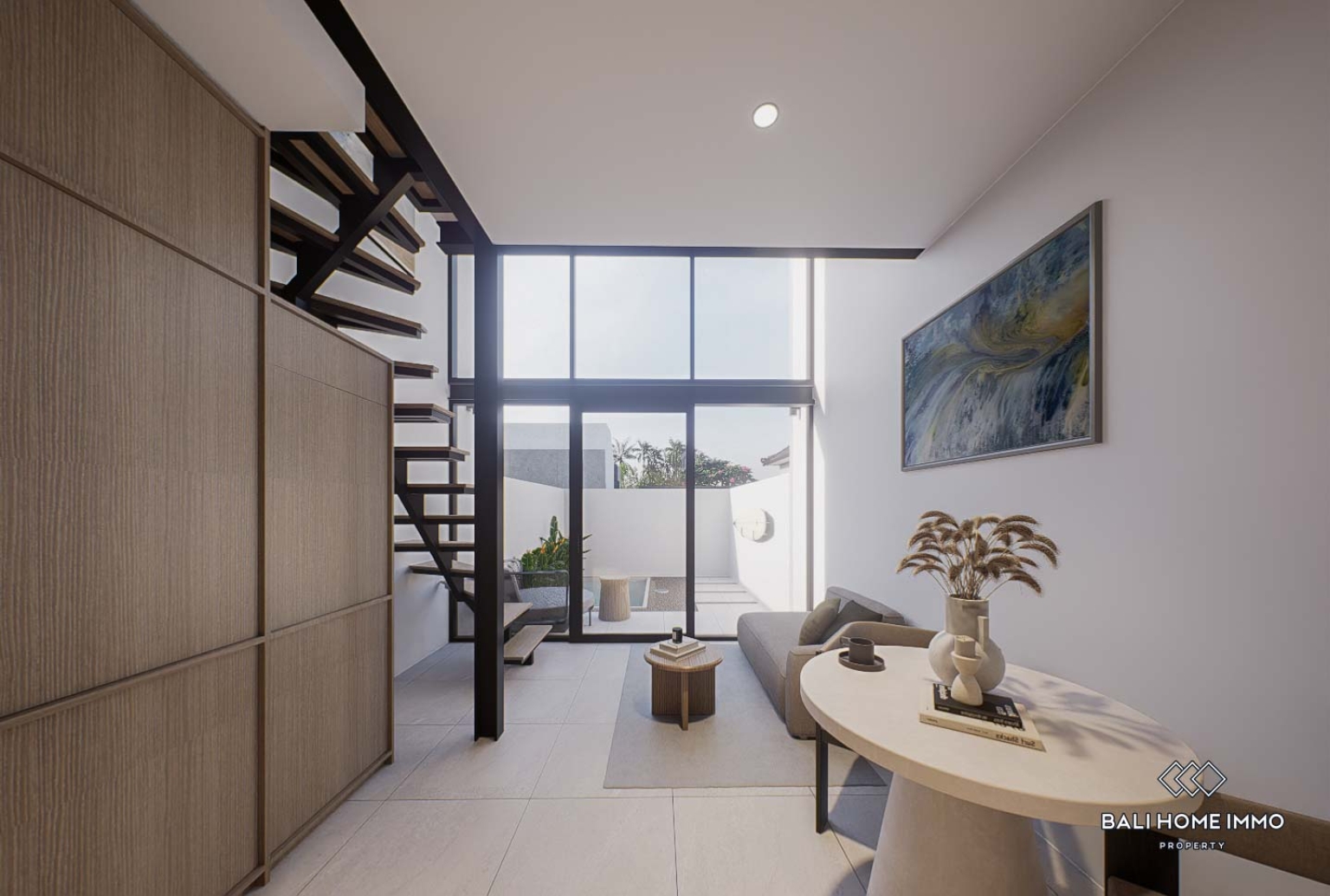 Off-plan 1 Bedroom villa inside of a villa complex for sale leasehold in Bali Cemagi view 4