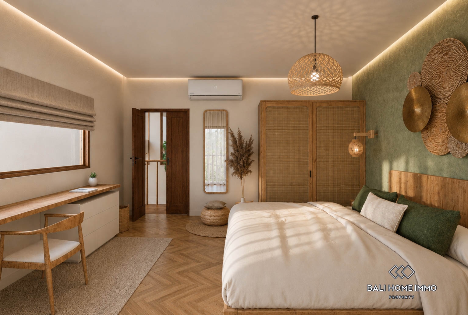 Villa 1 Kamar Off-plan berpemandangan Hutan Dijual di Sayan Ubud view 6