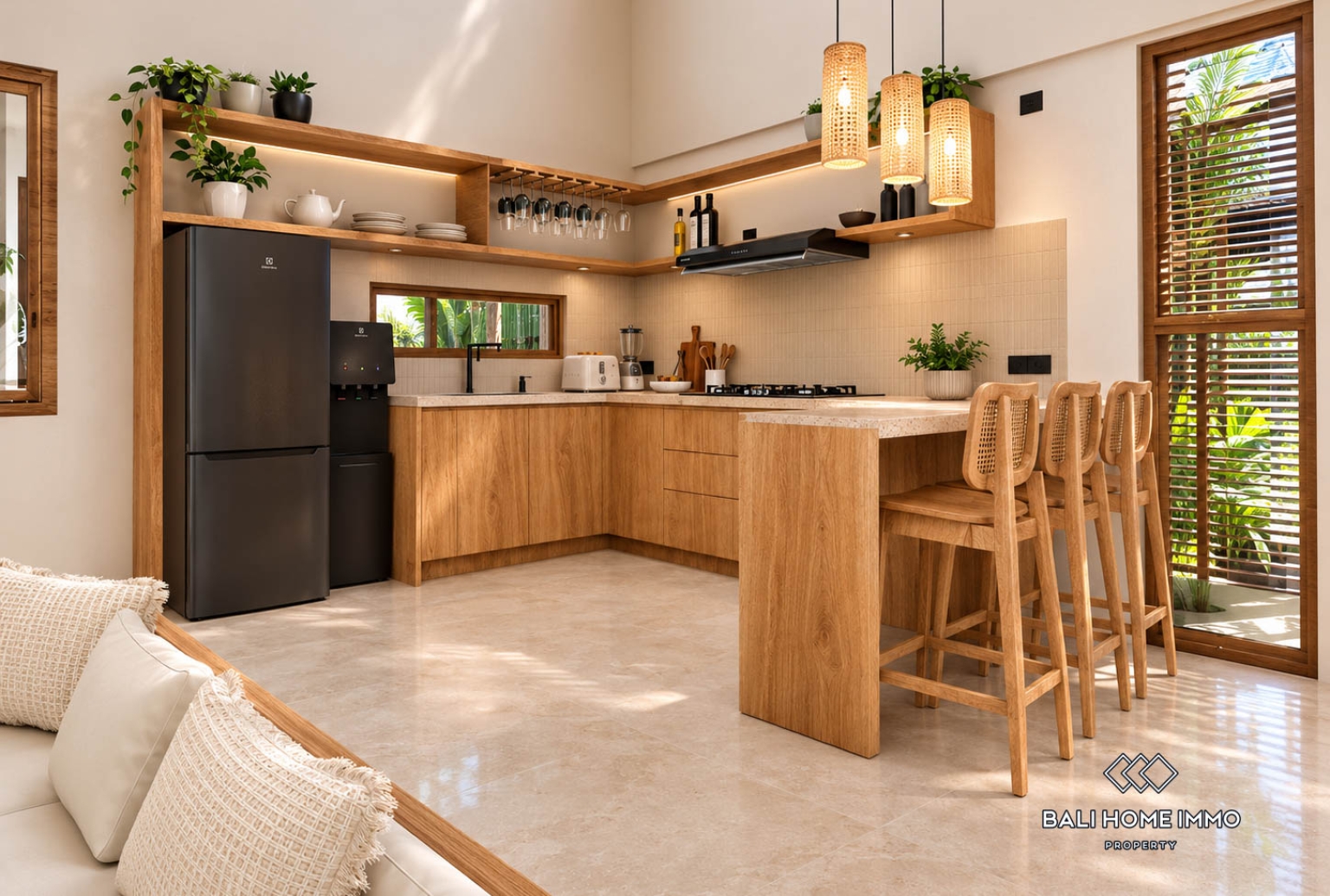 Villa 1 Kamar Off-plan berpemandangan Hutan Dijual di Sayan Ubud view 3