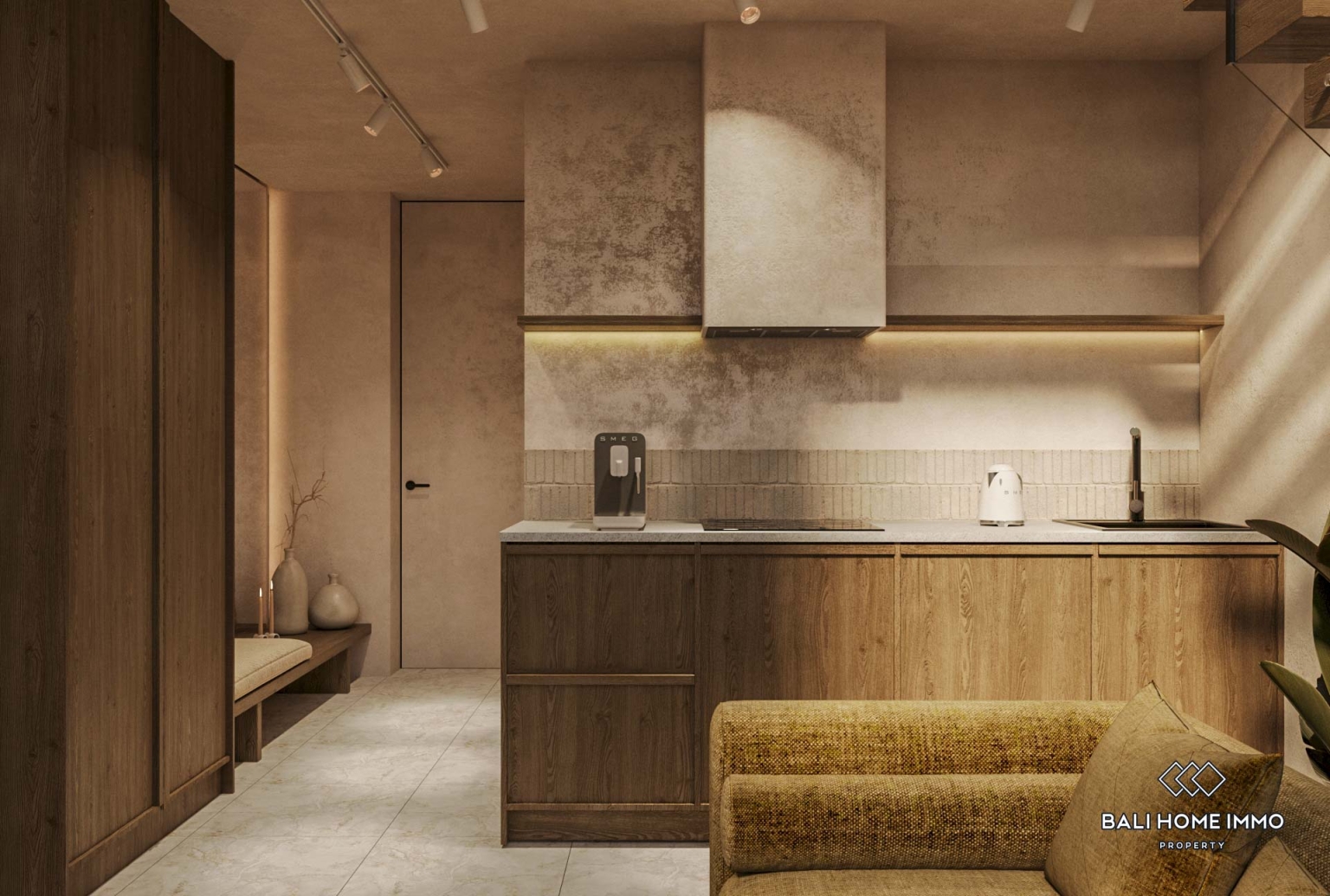 Apartemen loft 1 kamar off-plan, berjarak dekat dengan pantai Sanur, dijual di Bali, Sanur. view 4
