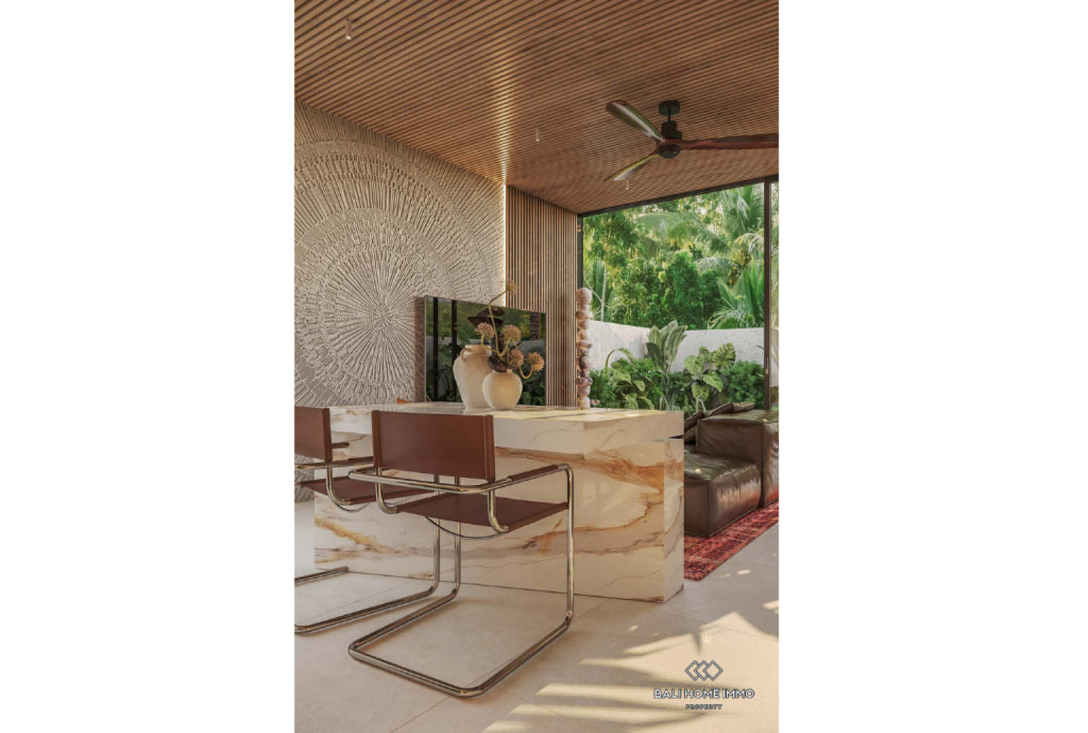 Villa 1 chambre sur plan dans un complexe à vendre à Bali Pererenan view 5