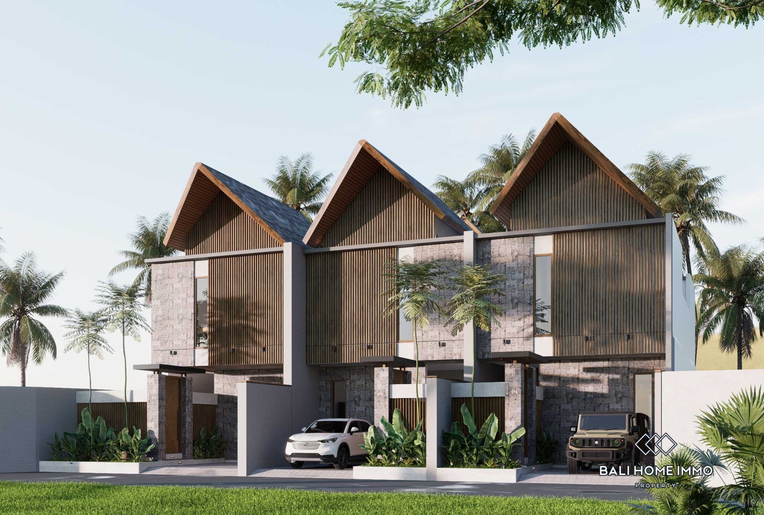 Villa modern 2 kamar off-plan dijual di Kedungu. view 20