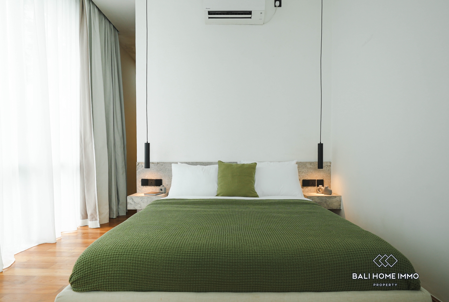 Villa moderne sur plan de 2 chambres à vendre en bail à Balangan Bali view 18
