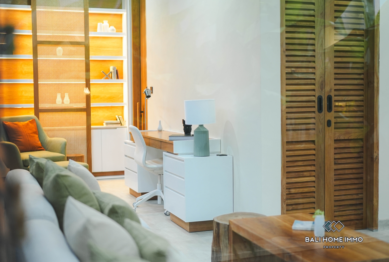 Villa moderne sur plan de 2 chambres à vendre en bail à Balangan Bali view 11