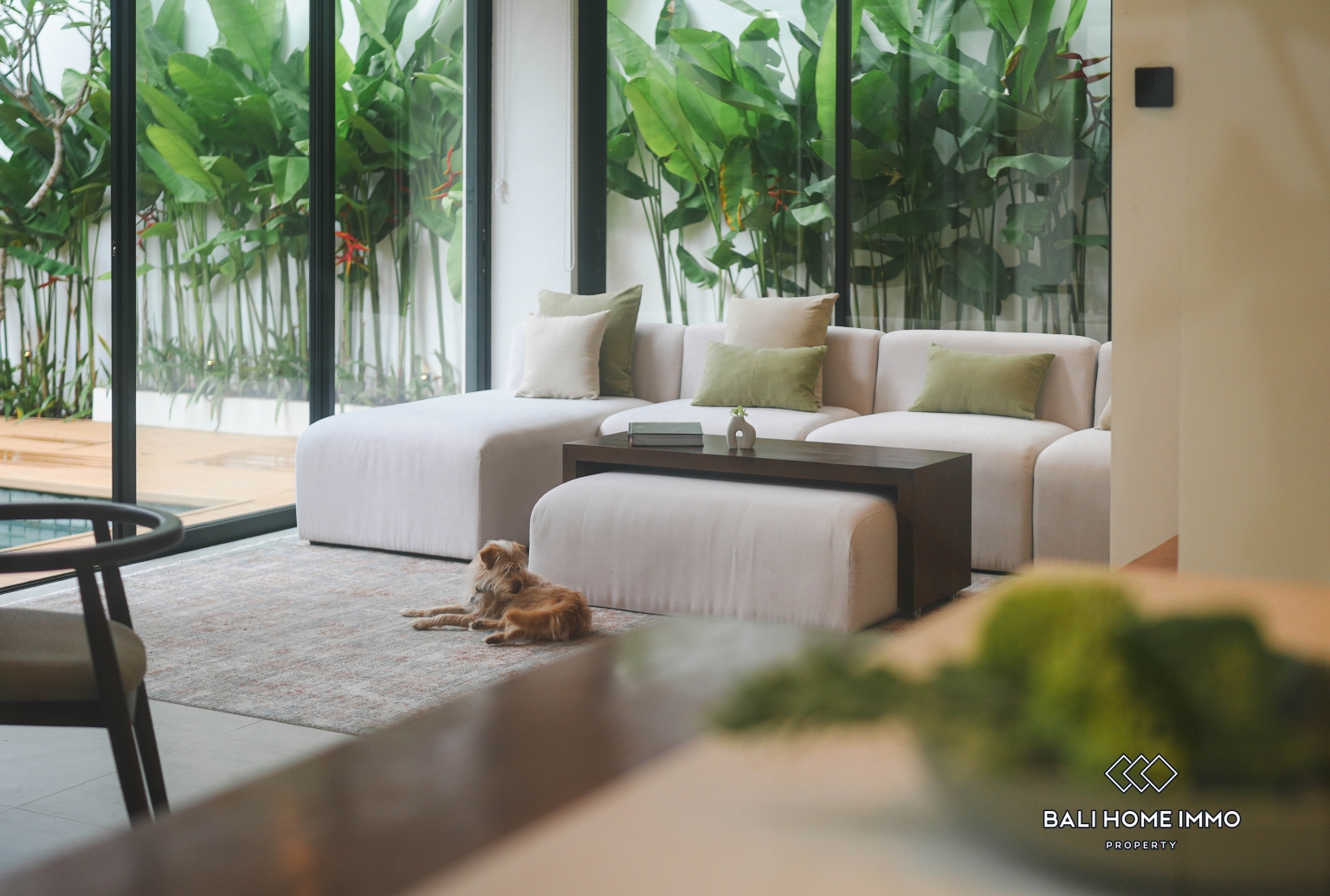 Villa moderne sur plan de 2 chambres à vendre en bail à Balangan Bali view 7