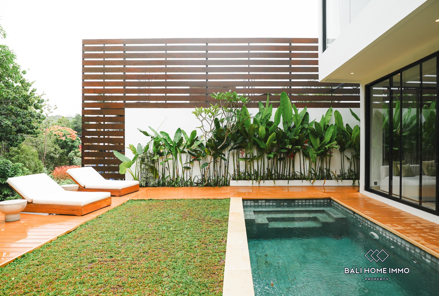 Villa moderne sur plan de 2 chambres à vendre en bail à Balangan Bali view 2