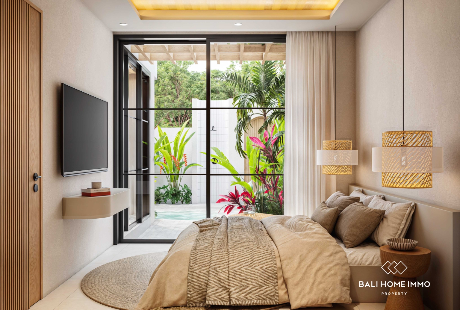 Villa moderne de 2 chambres sur plan à vendre en bail emphytéotique à ULUWATU PECATU view 10