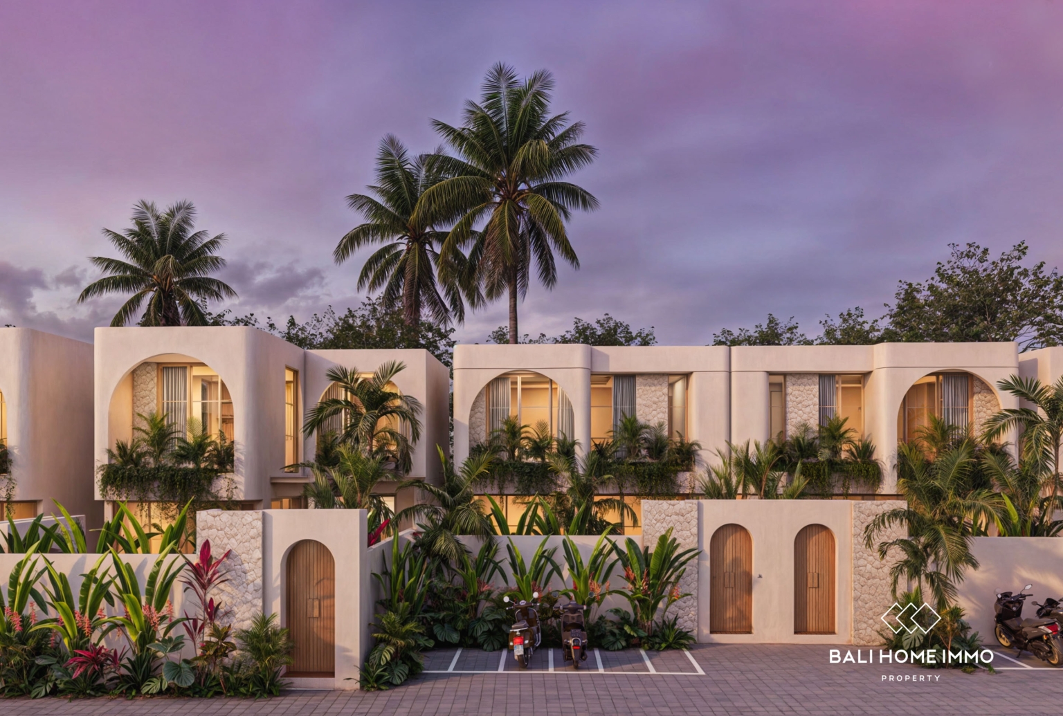Villa moderne de 2 chambres sur plan à vendre en bail emphytéotique à ULUWATU PECATU view 18