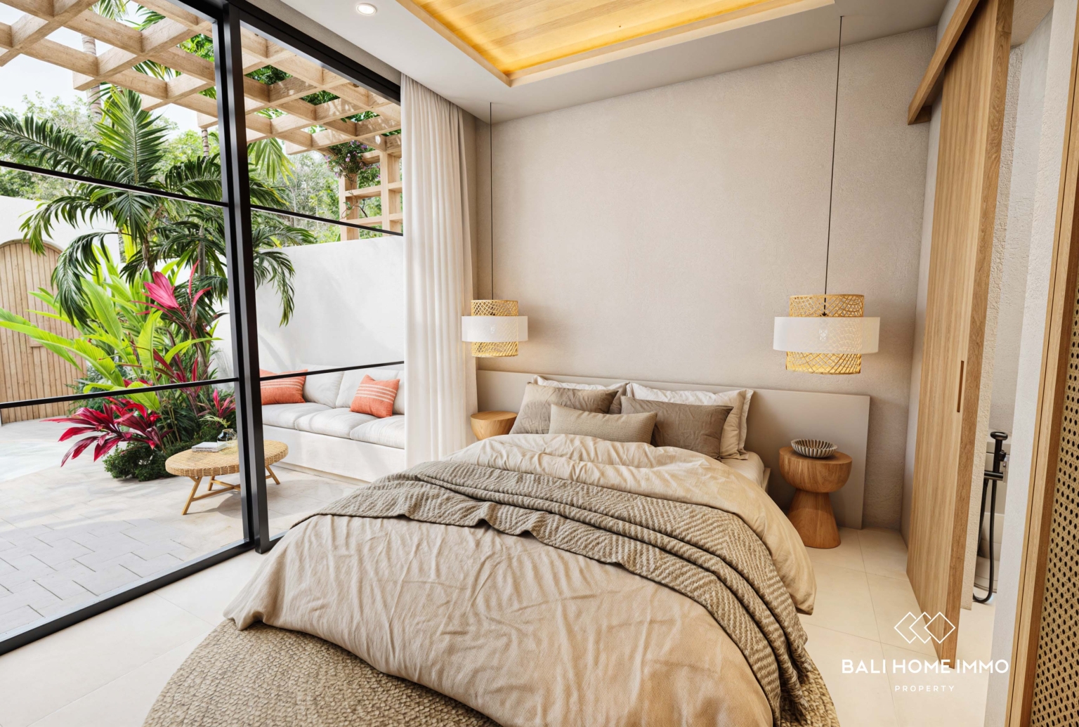 Villa moderne de 2 chambres sur plan à vendre en bail emphytéotique à ULUWATU PECATU view 9