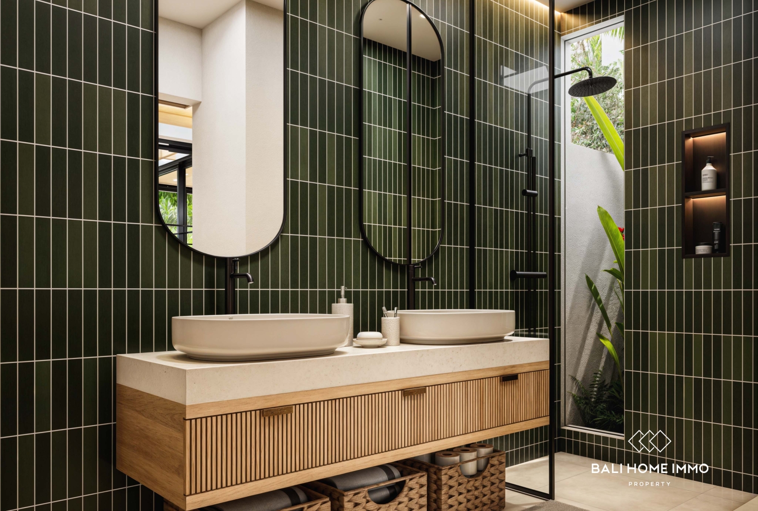 Villa moderne de 2 chambres sur plan à vendre en bail emphytéotique à ULUWATU PECATU view 13