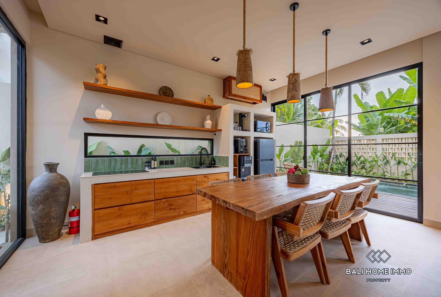 Villa modern 2 kamar off-plan berpemandangan sawah dijual di Kedungu. view 10