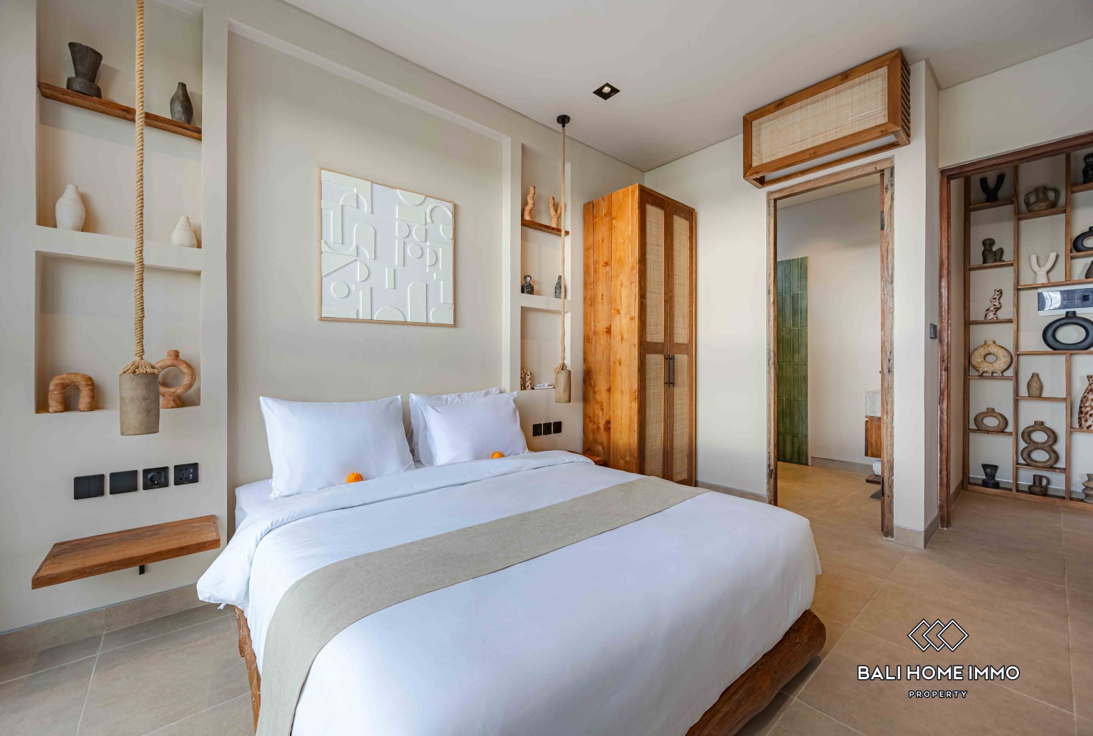 Villa modern 2 kamar off-plan berpemandangan sawah dijual di Kedungu. view 20