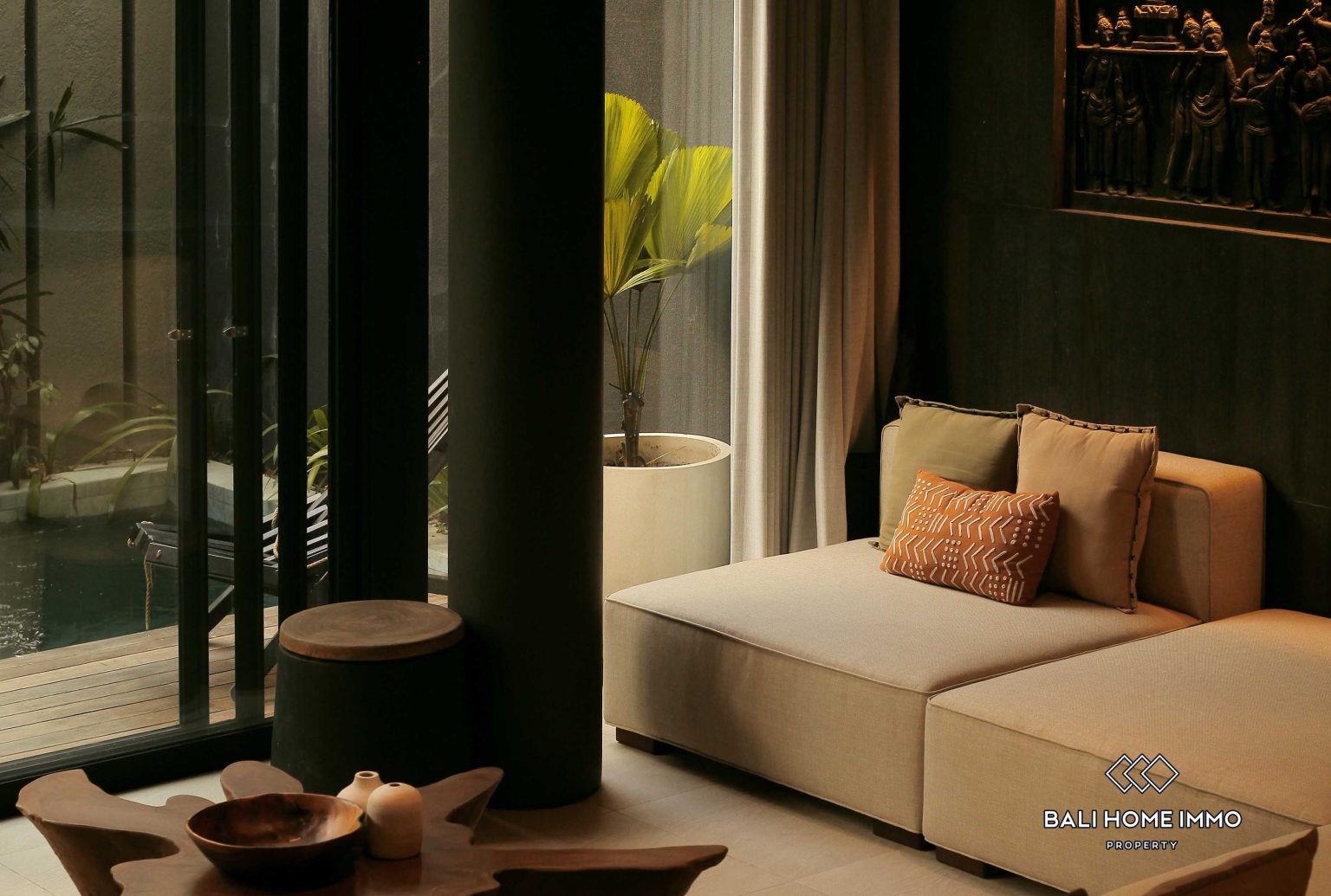 Modern Villa 2 kamar dijual di Bali Berawa view 4