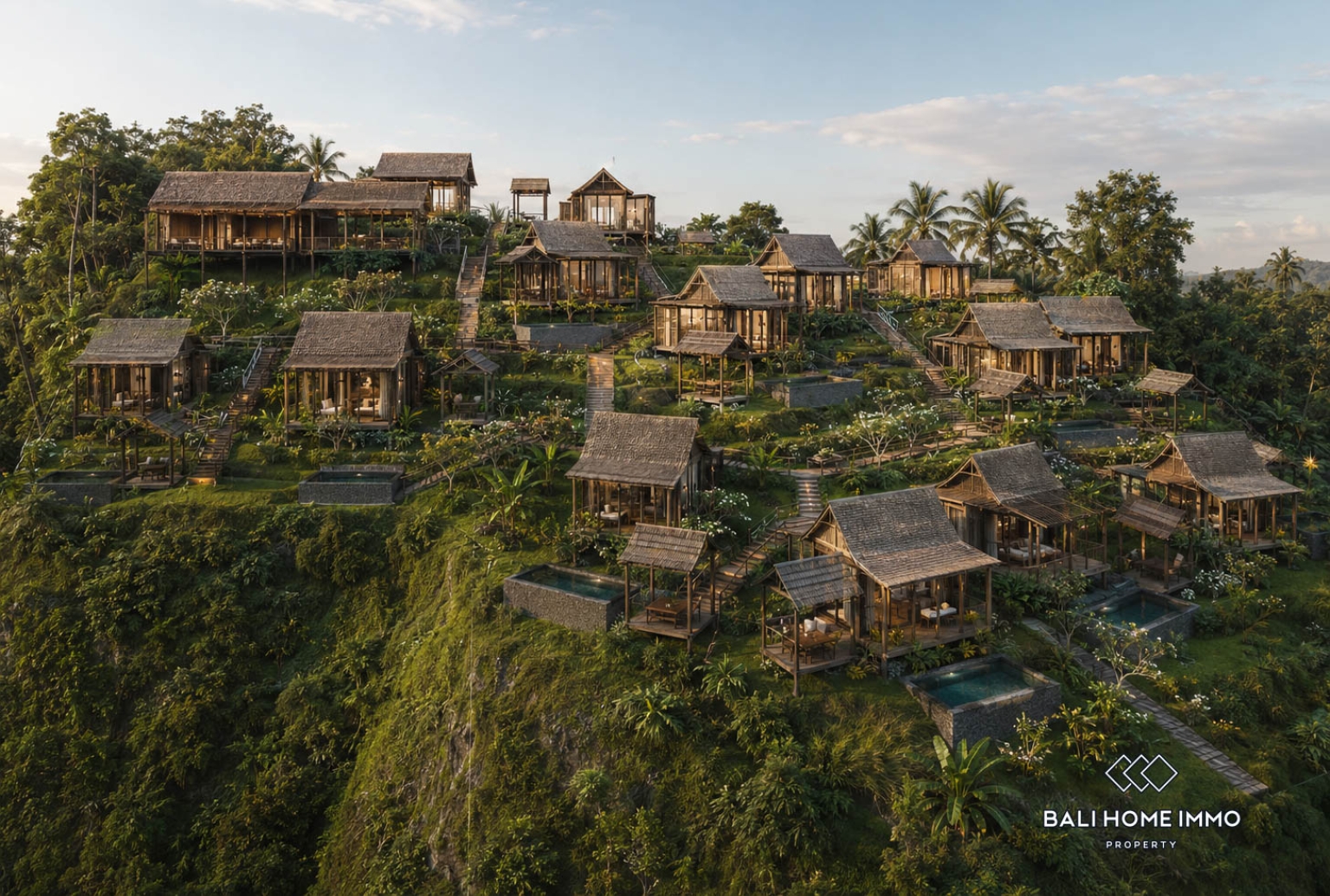 Villa de 2 chambres sur plan à vendre à Ubud view 15