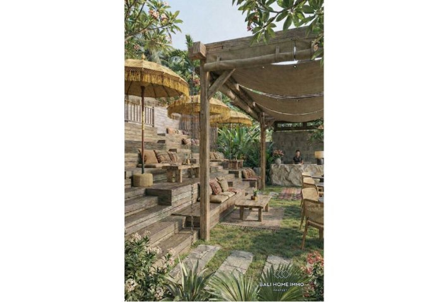Villa de 2 chambres sur plan à vendre à Ubud view 8