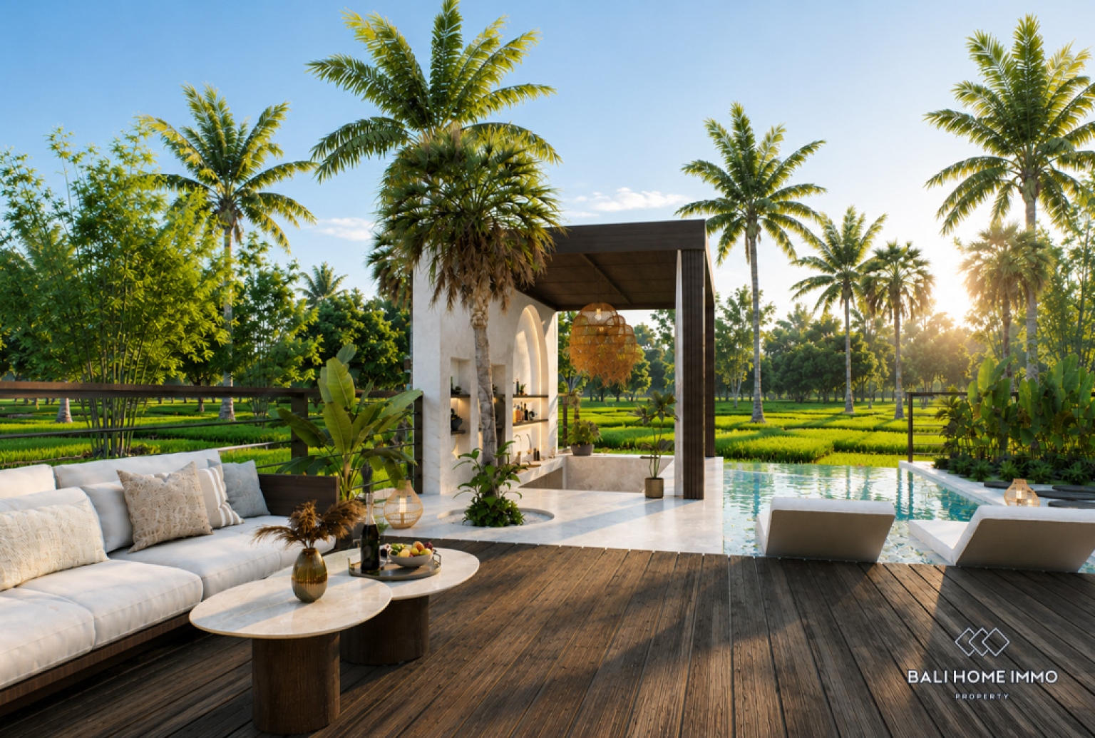 Off-plan 2 Bedroom Villa for Sale Leasehold in Bali Cemagi Seseh Residential Side view 17