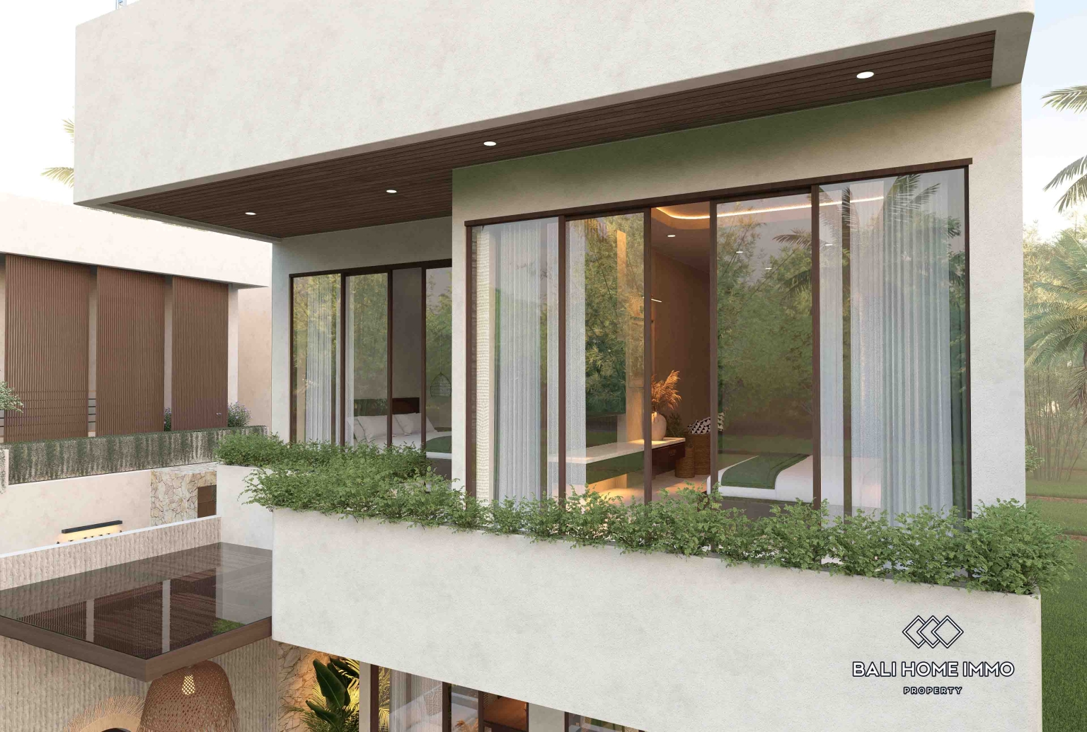 Off-plan 2 Bedroom Villa for Sale Leasehold in Bali Cemagi Seseh Residential Side view 15