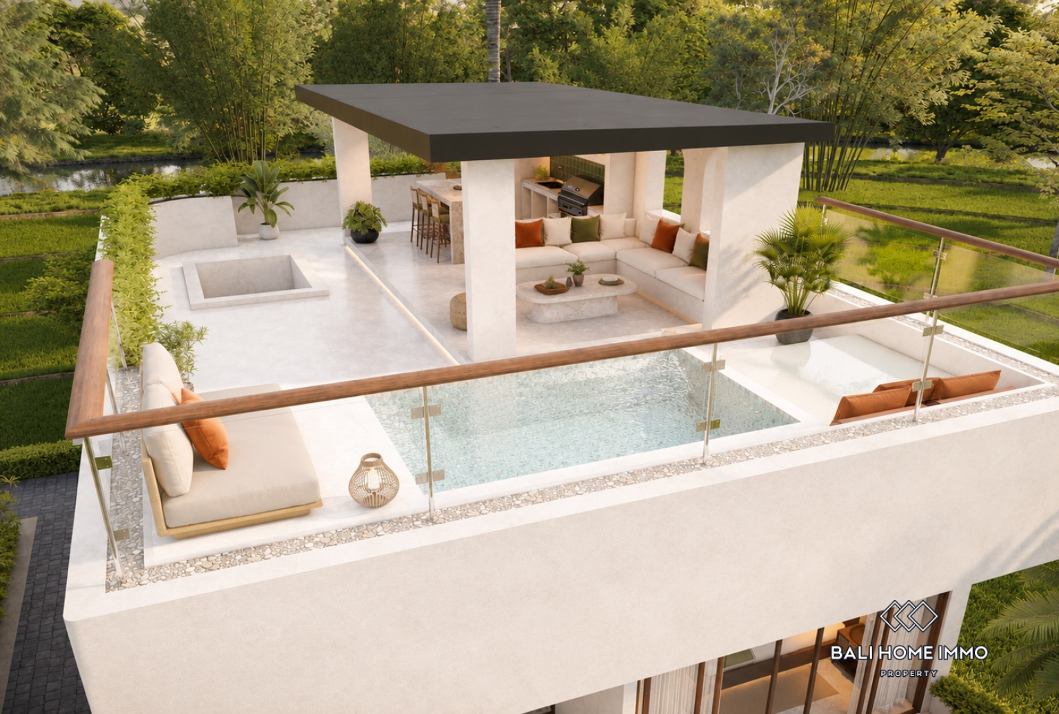 Off-plan 2 Bedroom Villa for Sale Leasehold in Bali Cemagi Seseh Residential Side view 17
