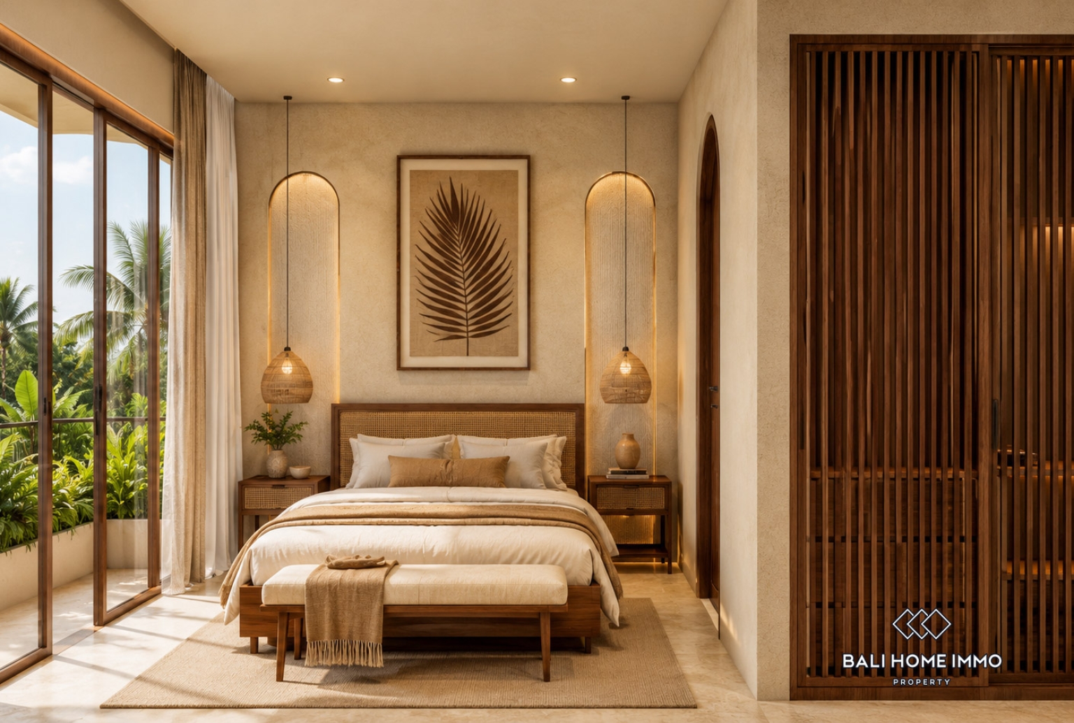 Off-plan 2 Bedroom Villa for Sale Leasehold in Bali Cemagi Seseh Residential Side view 7