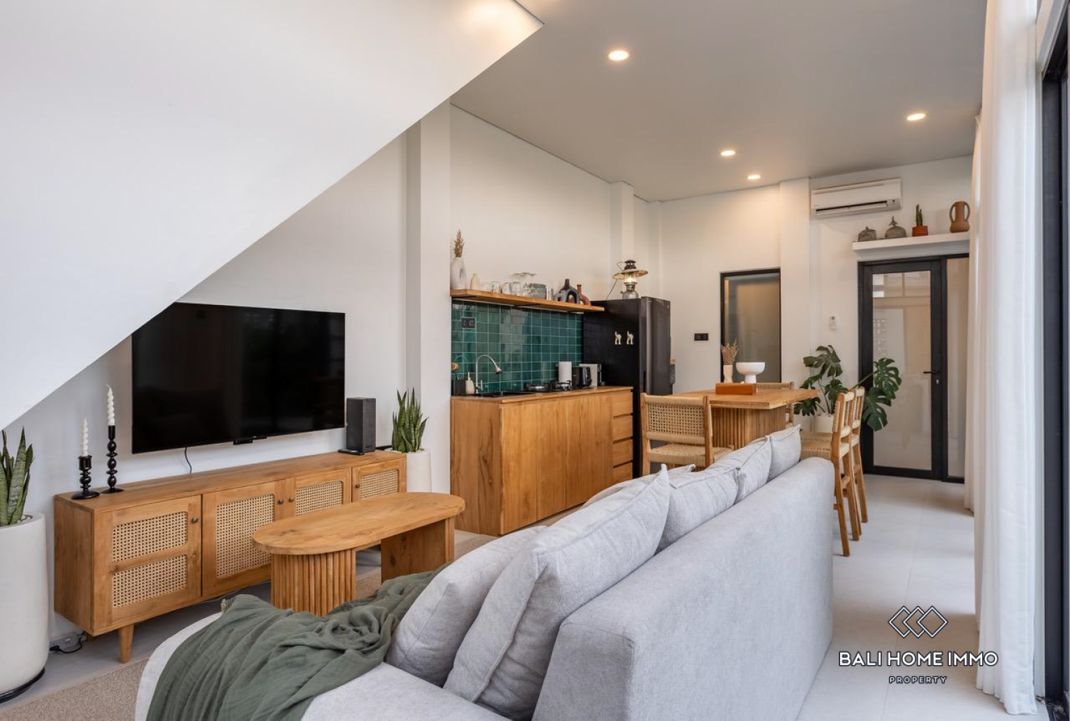 Villa sur plan de 2 chambres à vendre en pleine propriété à Bali Pererenan - Tumbak Bayuh view 4