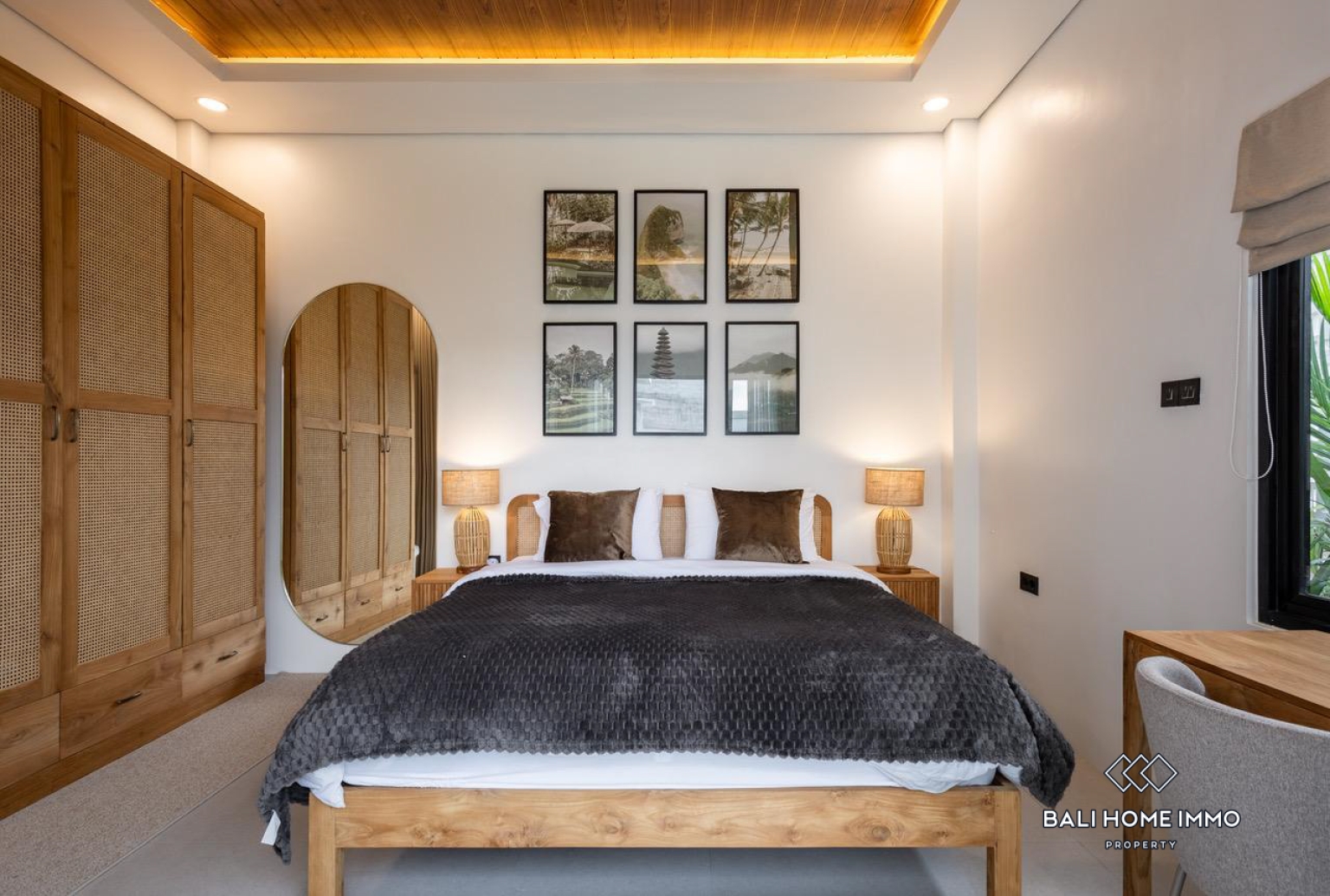 Villa sur plan de 2 chambres à vendre en pleine propriété à Bali Pererenan - Tumbak Bayuh view 8