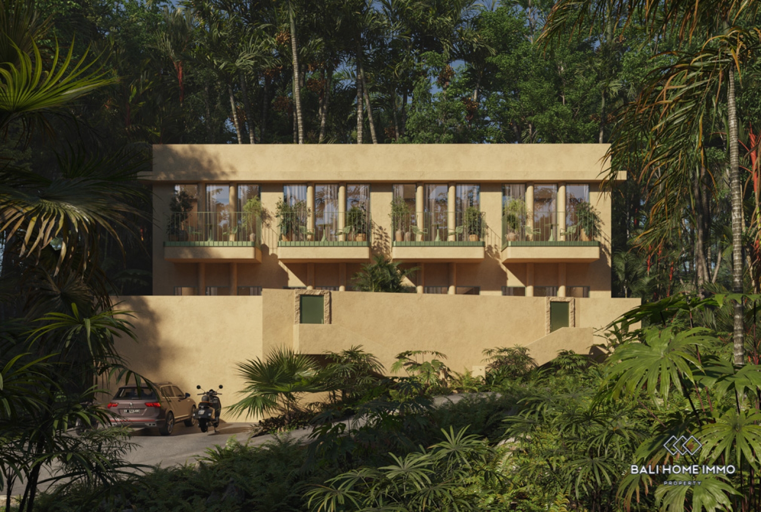 Off-plan 2 Bedroom Villa for Sale Leasehold in Bali Tanah Lot North Side view 24