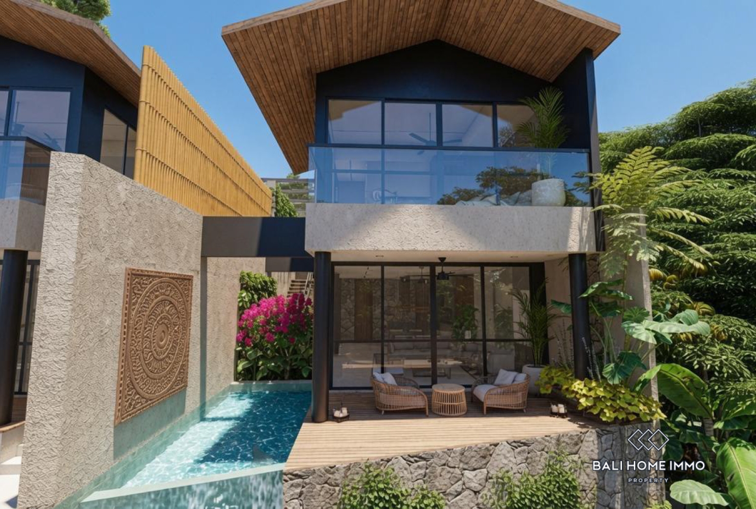 Off-plan 2 Bedroom villa for sale leasehold in Bali Ubud view 11
