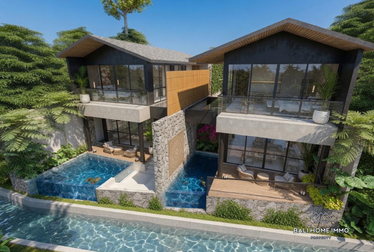 Off-plan 2 Bedroom villa for sale leasehold in Bali Ubud view 13