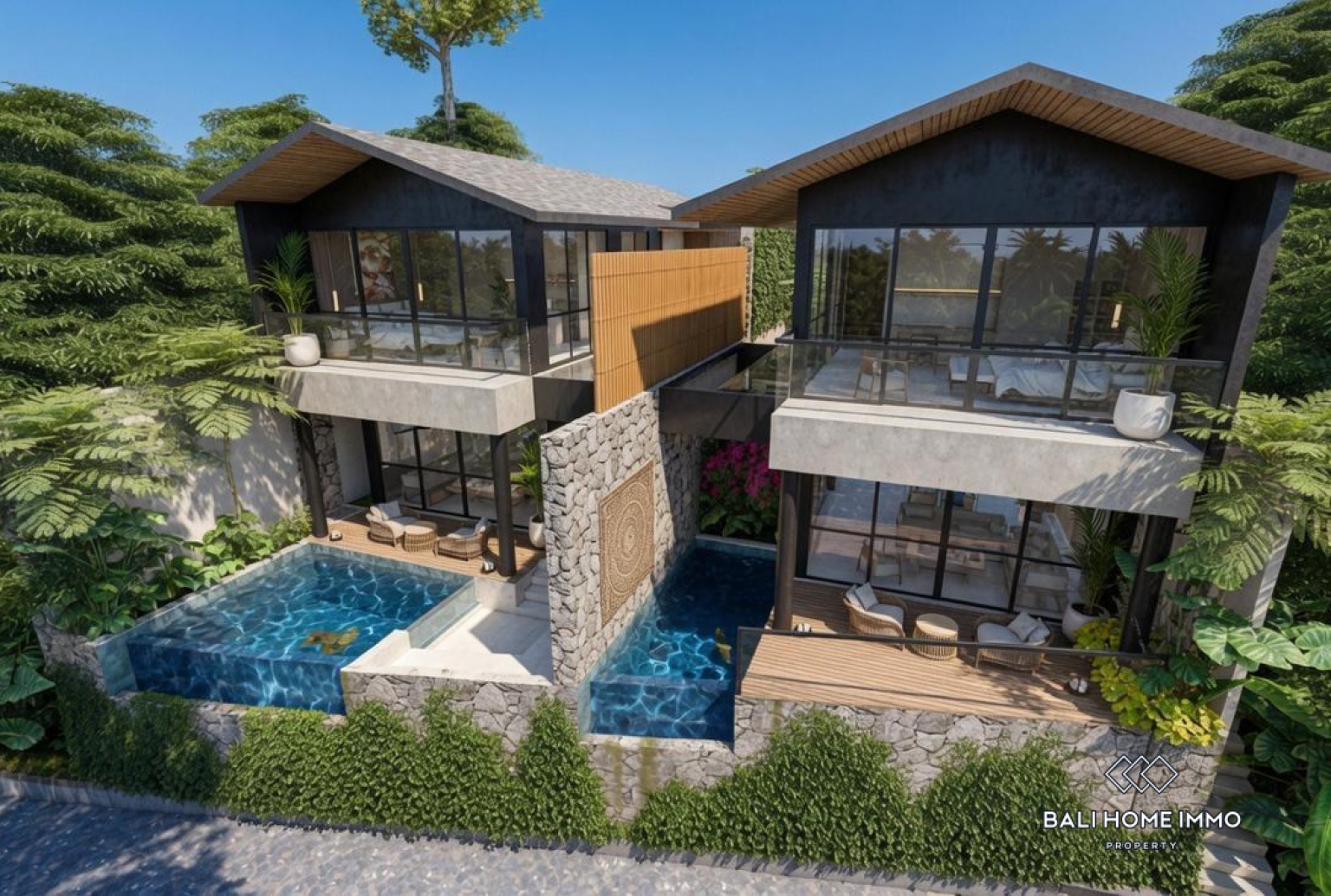 Off-plan 2 Bedroom villa for sale leasehold in Bali Ubud view 12