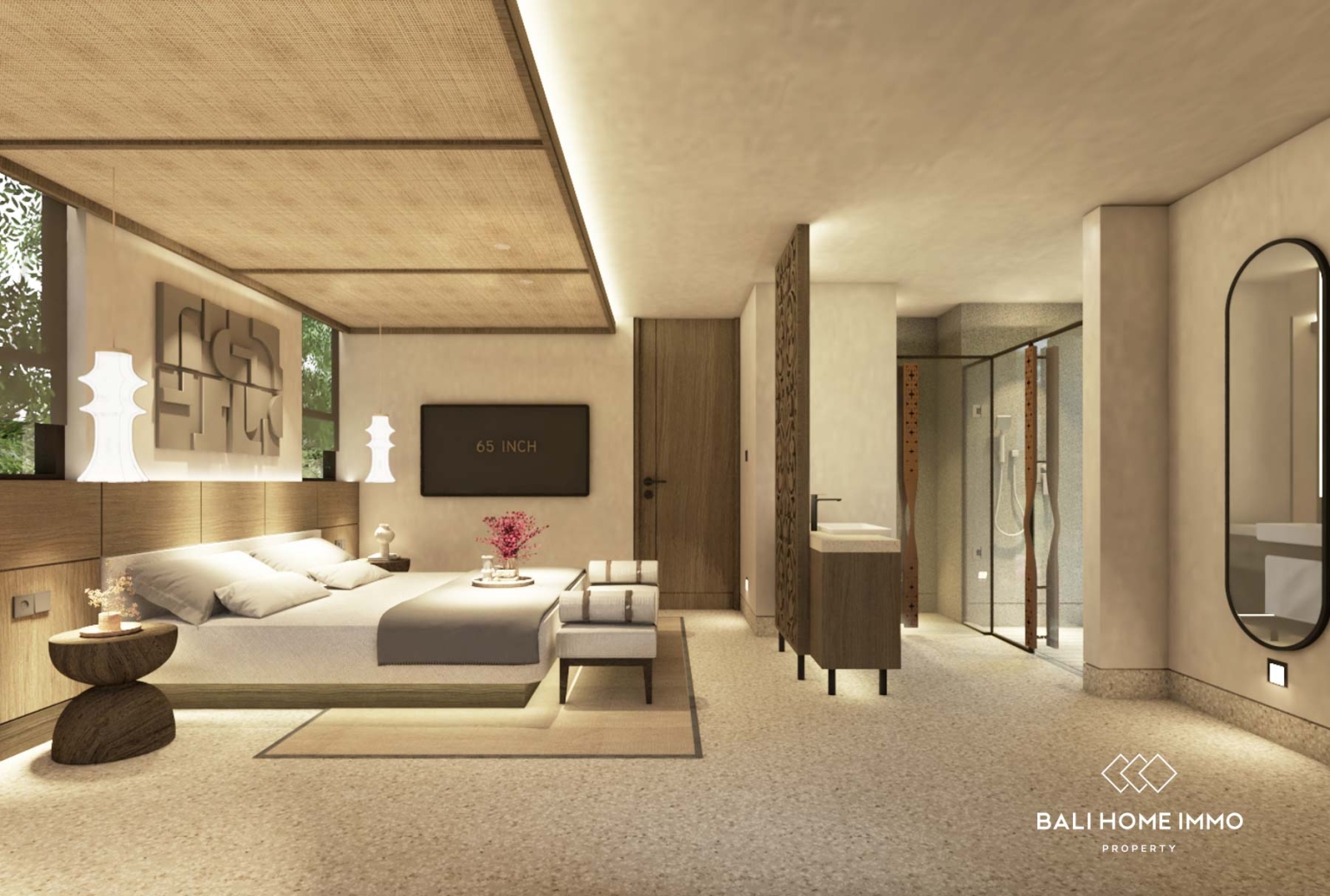OFF-PLAN 2 Bedroom Villa FOR SALE LEASEHOLD in Pererenan Beach Side BALI view 6