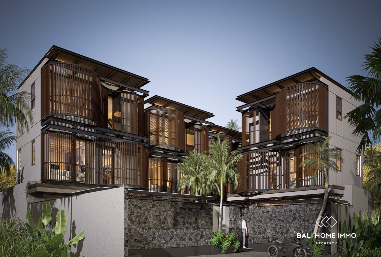 OFF-PLAN 2 Bedroom Villa FOR SALE LEASEHOLD in Pererenan Beach Side BALI view 12
