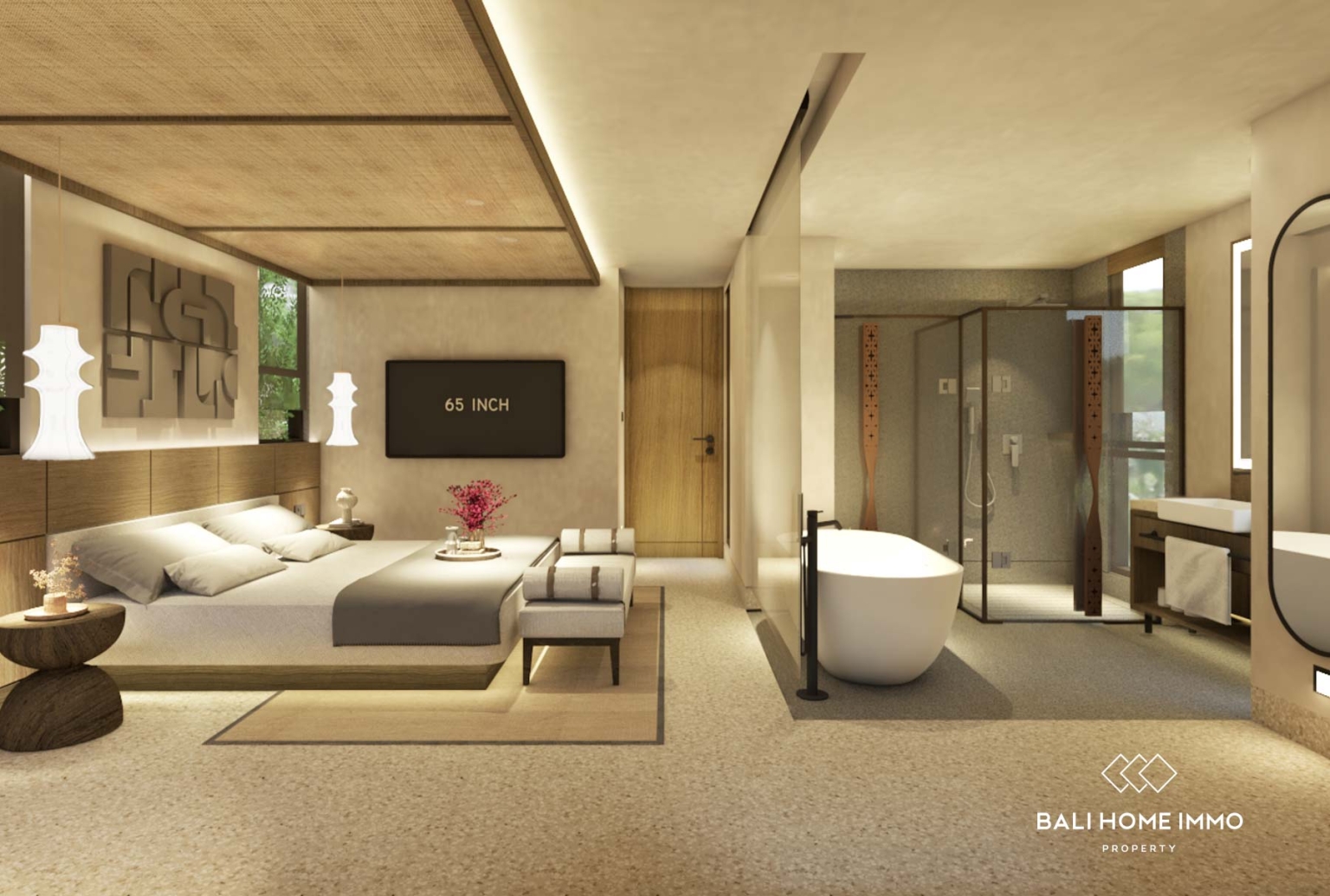 OFF-PLAN 2 Bedroom Villa FOR SALE LEASEHOLD in Pererenan Beach Side BALI view 9
