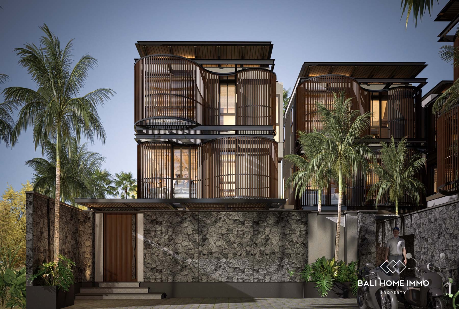 OFF-PLAN 2 Bedroom Villa FOR SALE LEASEHOLD in Pererenan Beach Side BALI view 11