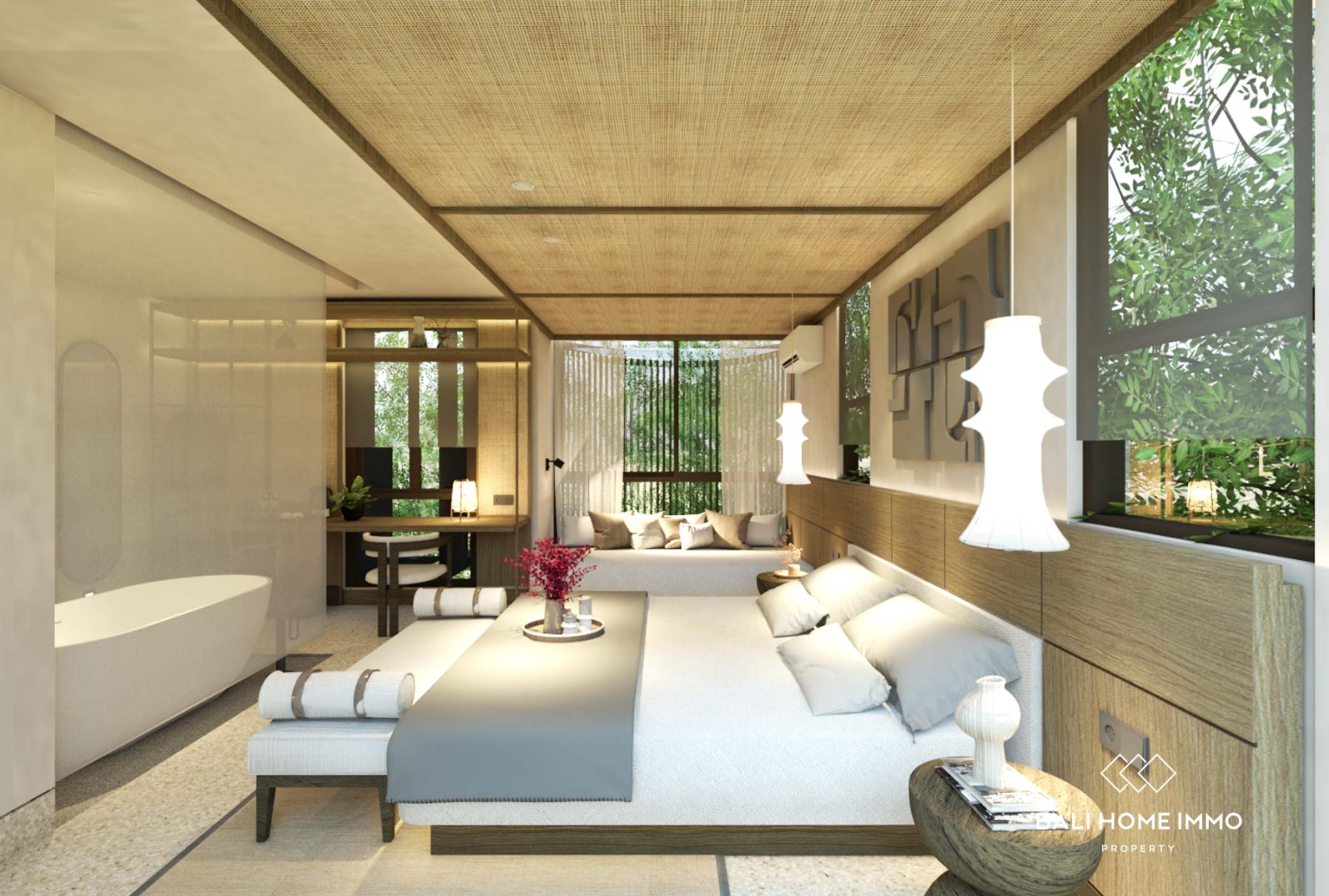 OFF-PLAN 2 Bedroom Villa FOR SALE LEASEHOLD in Pererenan Beach Side BALI view 8