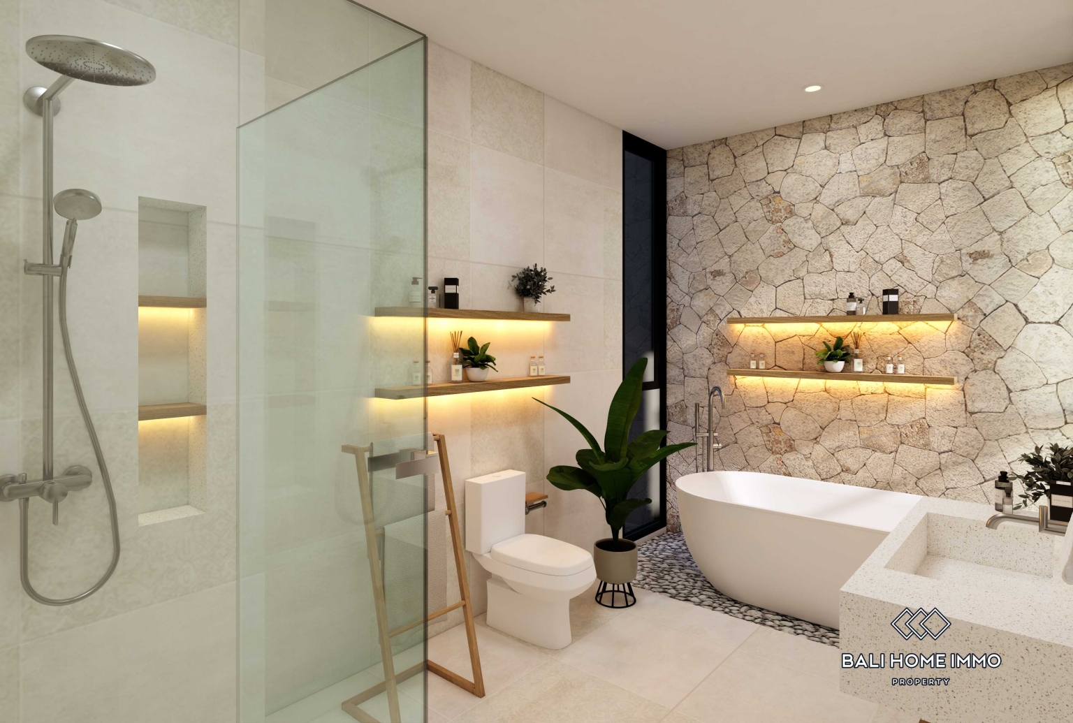 Villa de 2 chambres sur plan à vendre près de la plage de Cemagi, Bali view 8
