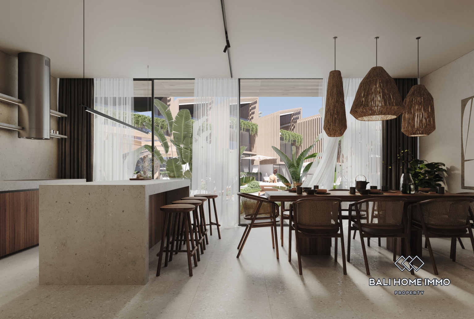 Off Plan 2 Bedroom Villa with a Rooftop for Sale Near Pandawa Beach view 5
