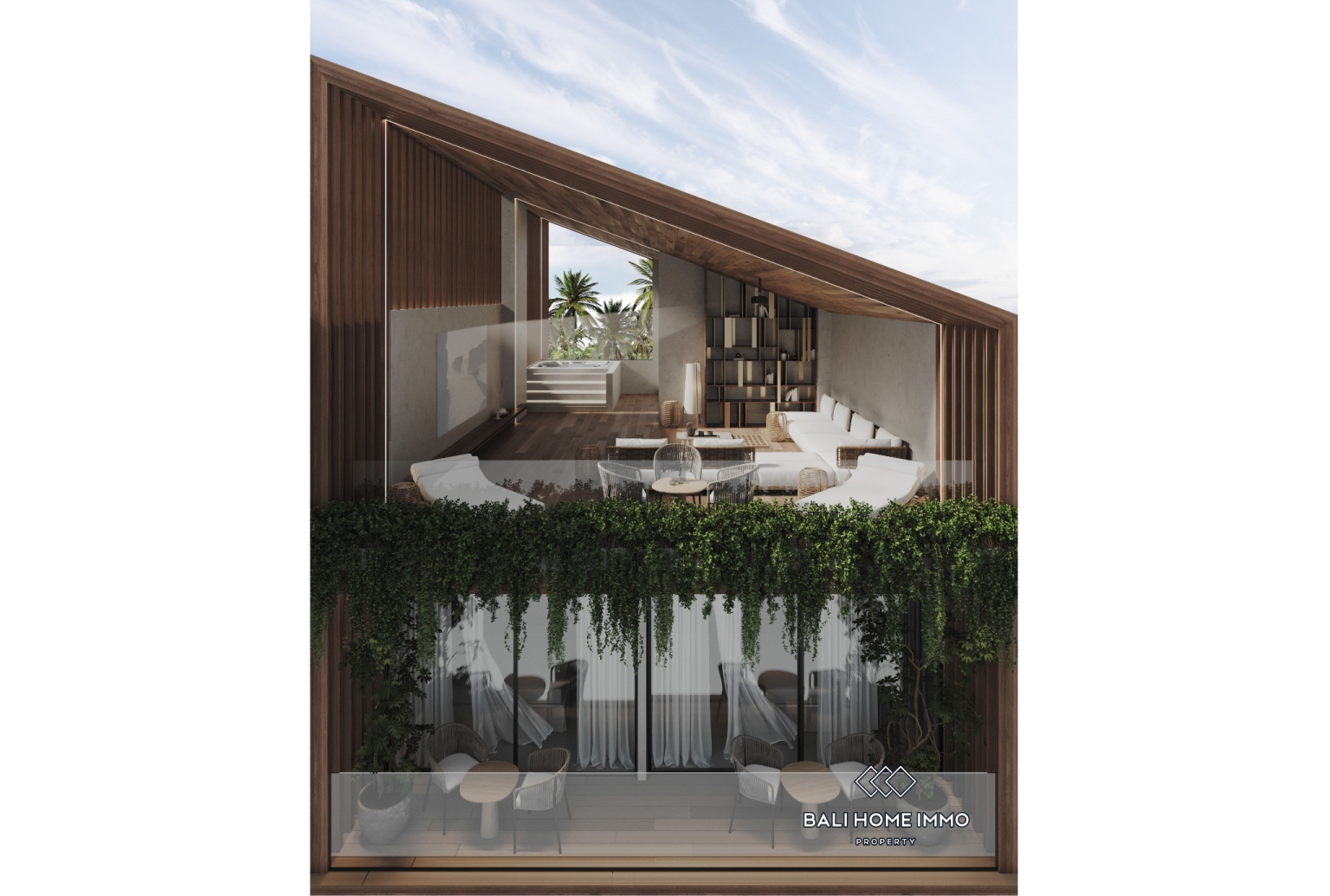 Off Plan 2 Bedroom Villa with a Rooftop for Sale Near Pandawa Beach view 2