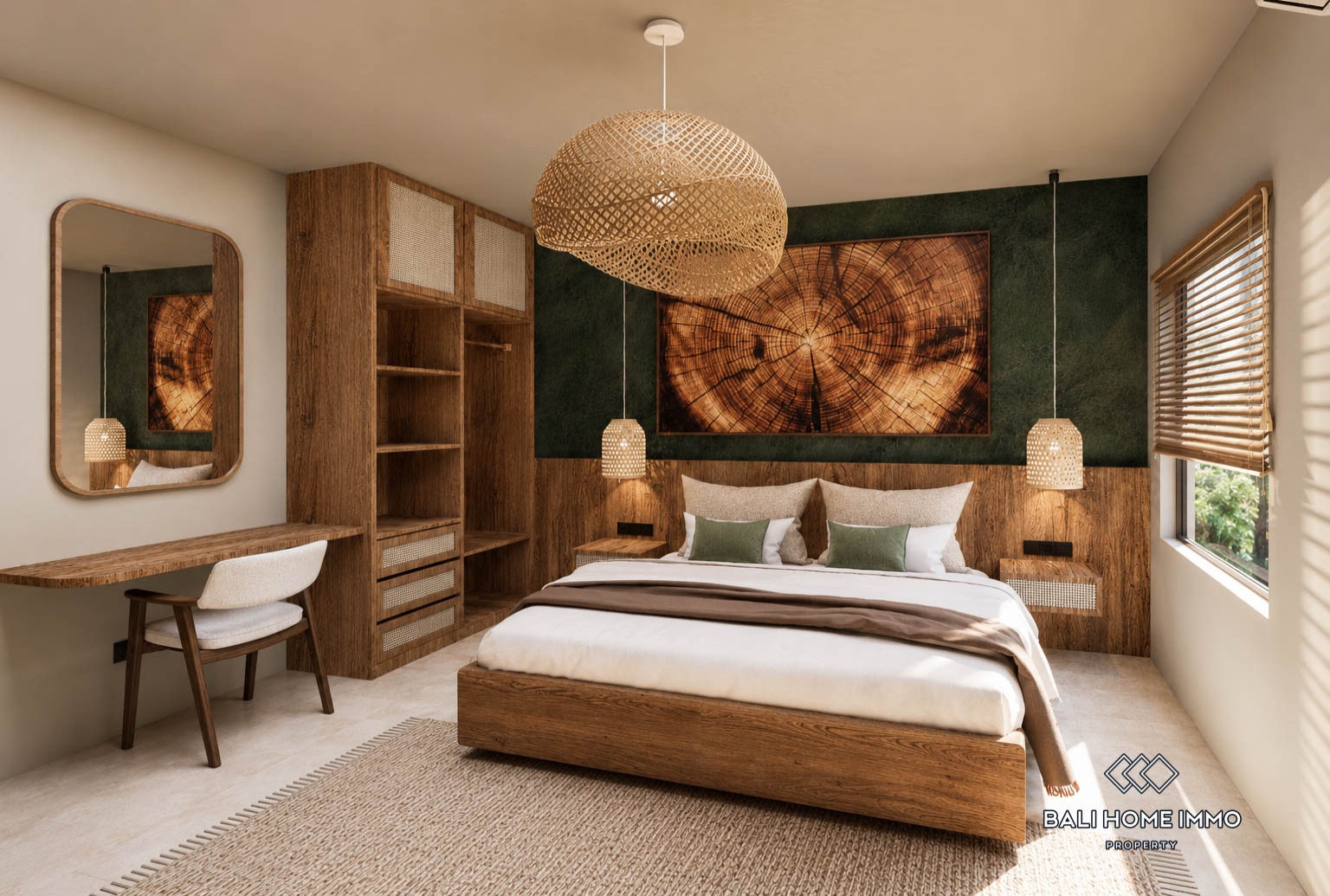 Villa 2 Kamar Off-plan berpemandangan Hutan Dijual di Sayan Ubud view 5