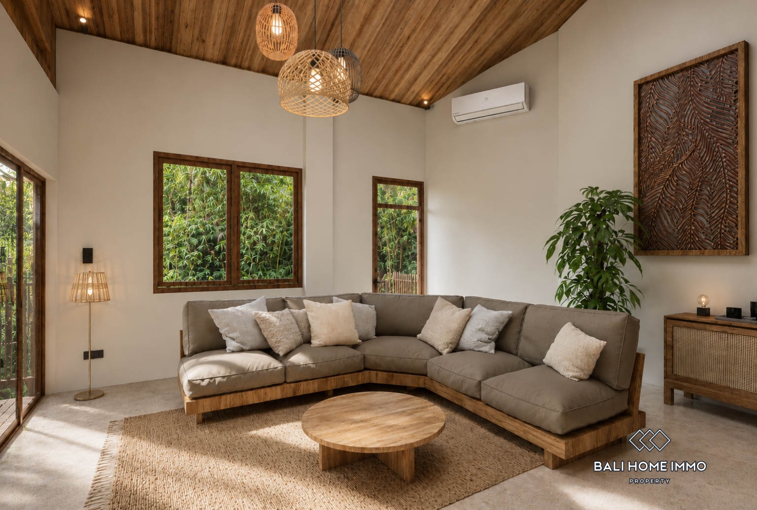 Villa 2 Kamar Off-plan berpemandangan Hutan Dijual di Sayan Ubud view 3
