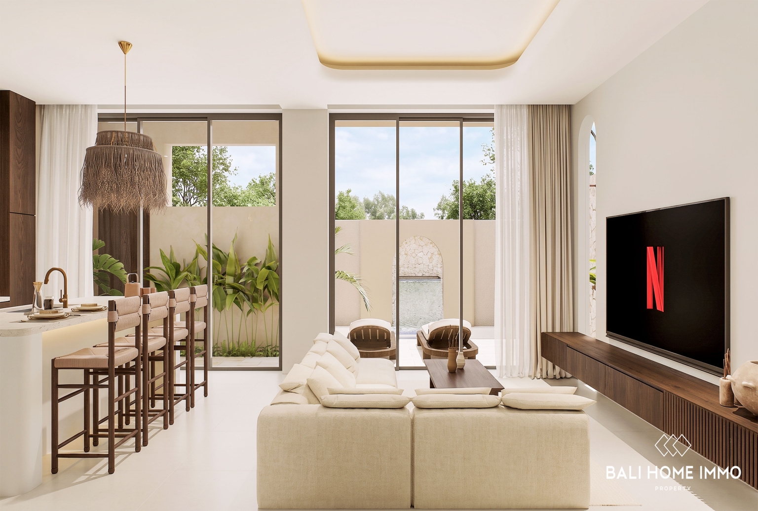 VILLA 2 KAMAR TIDUR OFF PLAN DENGAN SAUNA DIJUAL DI BINGIN view 5