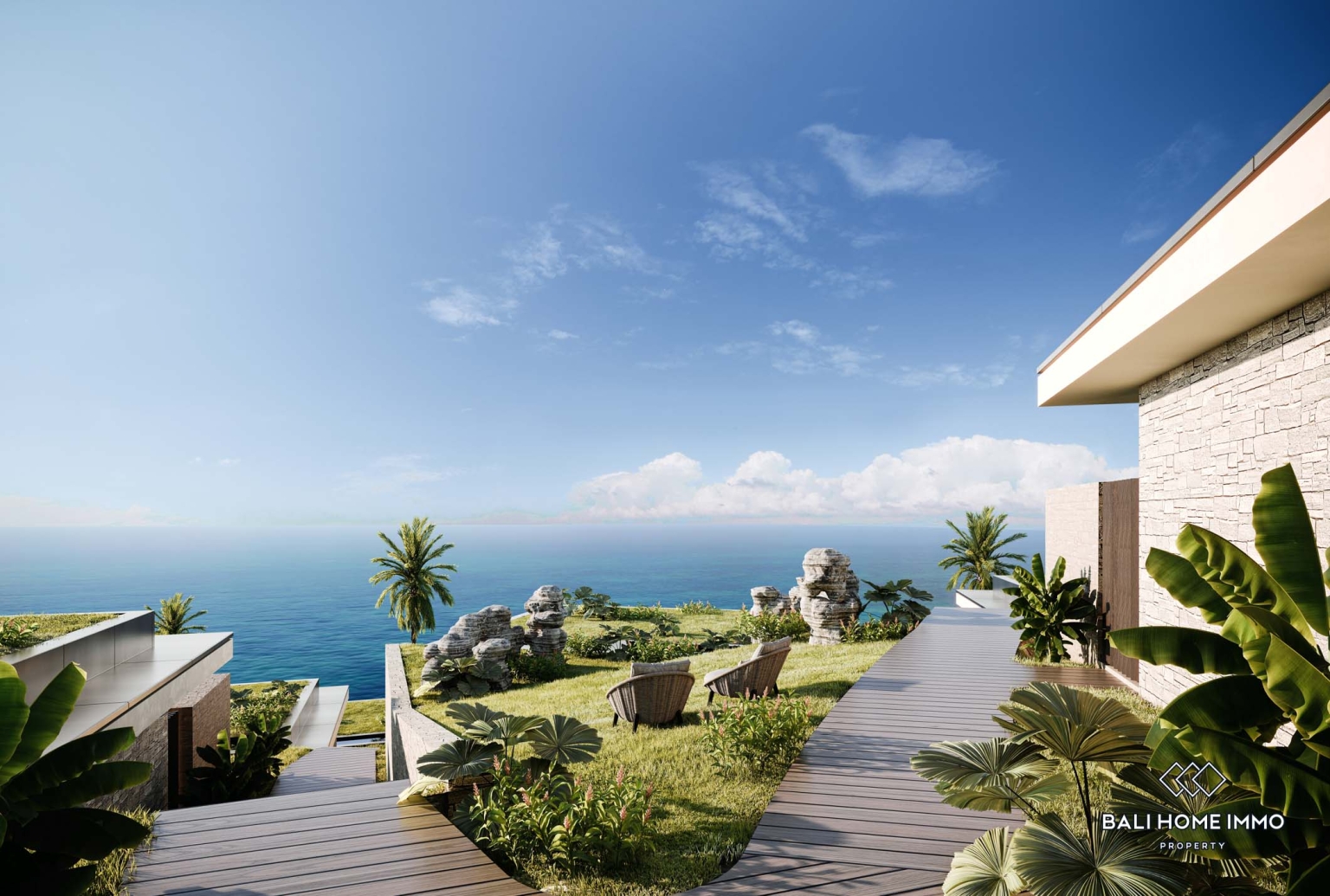 Off-plan 2 bedrooms apartment with ocean view for sale in Bali Nusa Penida view 5