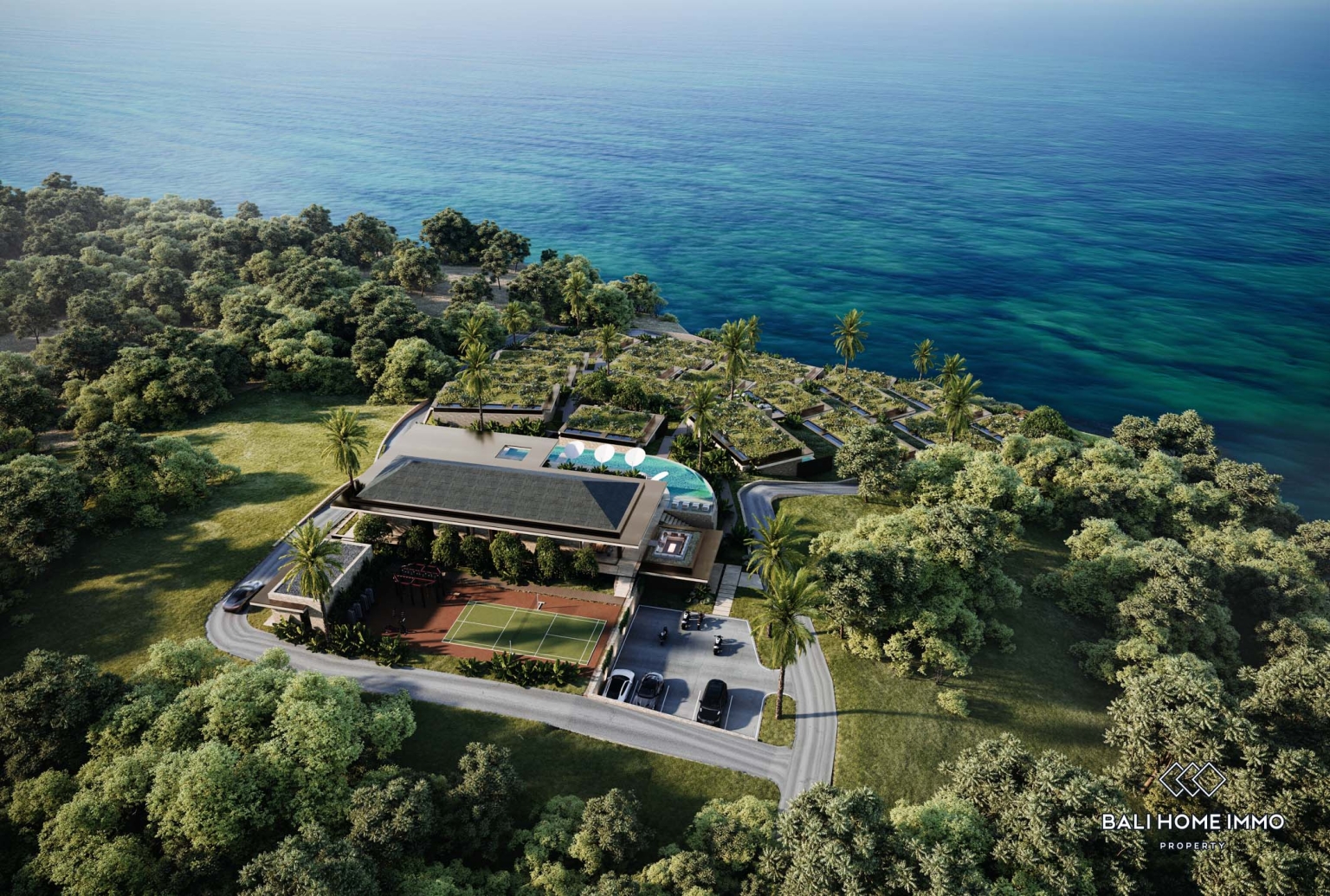 Off-plan 2 bedrooms apartment with ocean view for sale in Bali Nusa Penida view 10