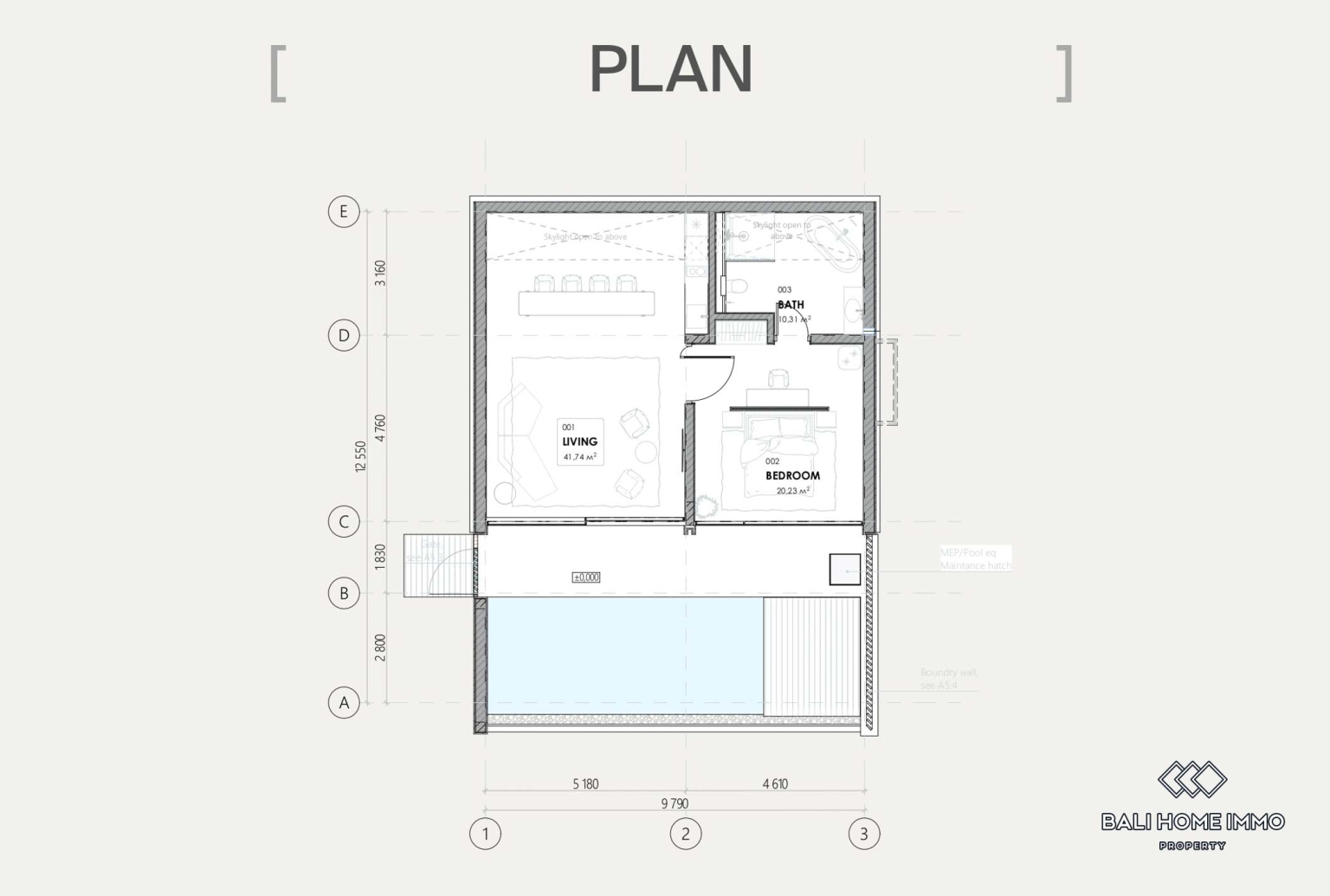 Off-plan 2 bedrooms villa with ocean view for sale in Bali Nusa Penida view 27