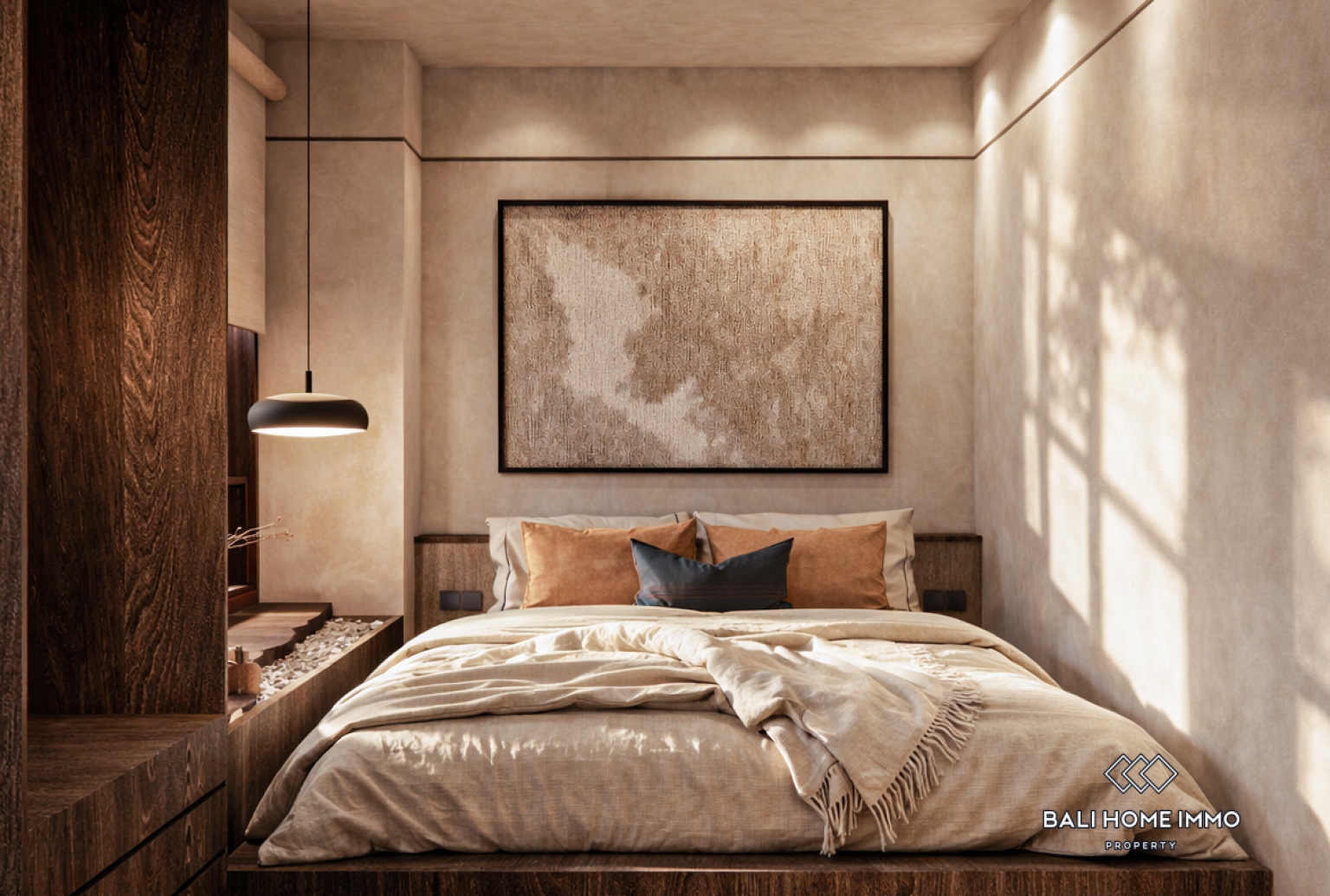 Penthouse sur plan de 2 chambres à vendre à bail à Bali Canggu Batu Bolong Echo beach view 3