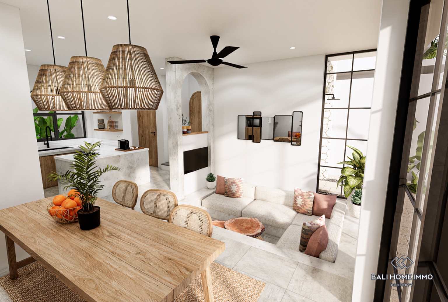 VILLA 2 KAMAR OFF-PLAN DIJUAL DI BALI CEMAGI view 3