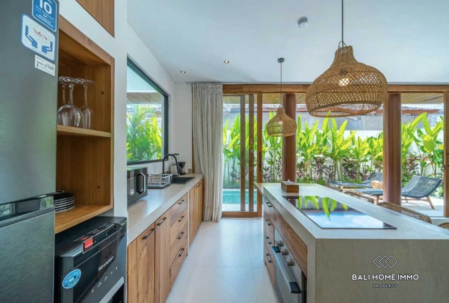 Villa de 2 chambres sur plan à vendre en location près de Seseh Beach Bali view 6