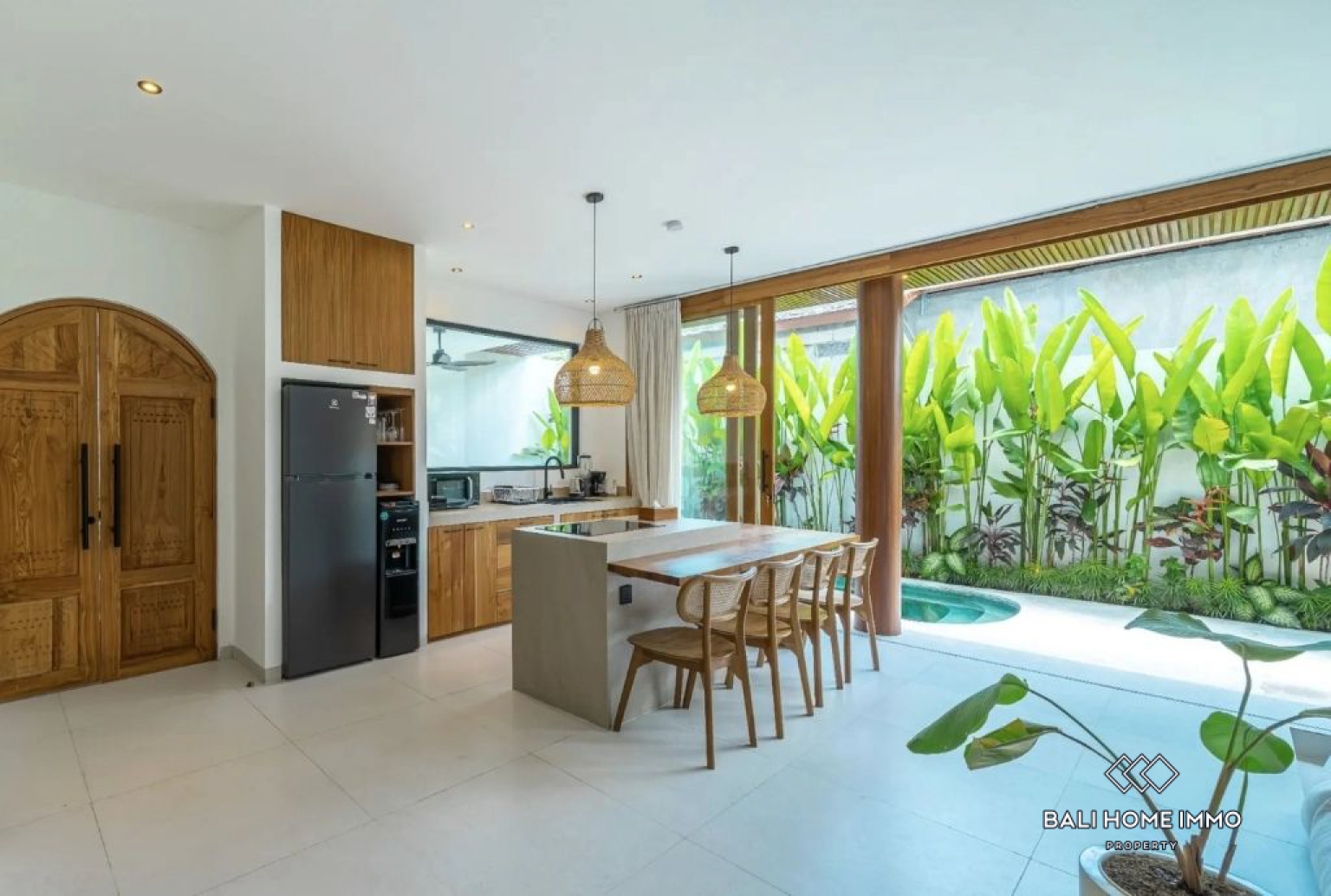 Villa de 2 chambres sur plan à vendre en location près de Seseh Beach Bali view 5