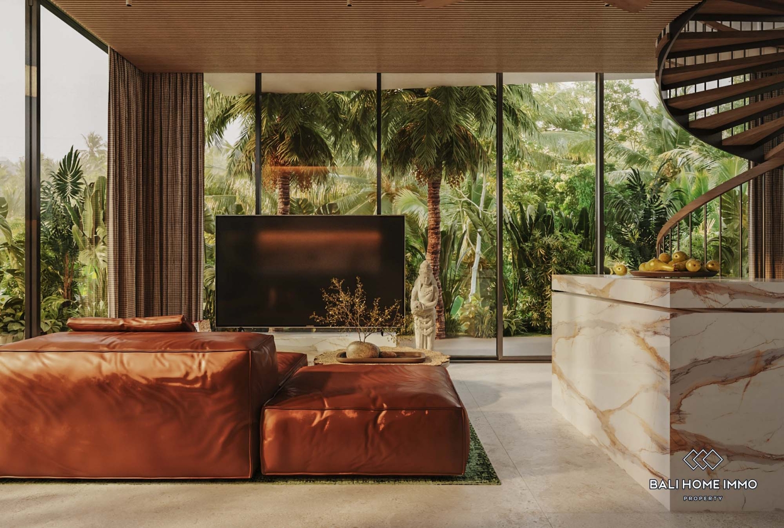 Villa de 2 chambres sur plan, située dans un complexe résidentiel à Bali Pererenan. view 3