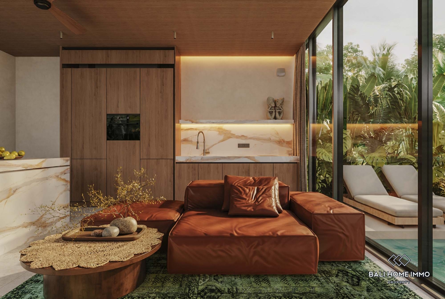 Villa de 2 chambres sur plan, située dans un complexe résidentiel à Bali Pererenan. view 4