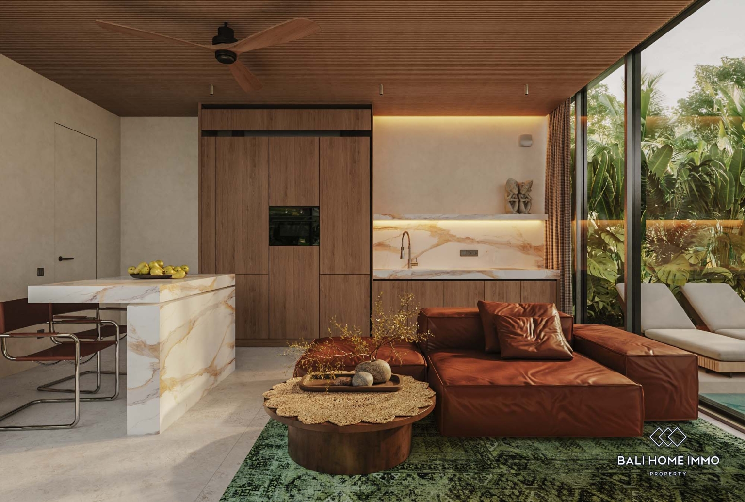 Villa de 2 chambres sur plan, située dans un complexe résidentiel à Bali Pererenan. view 6